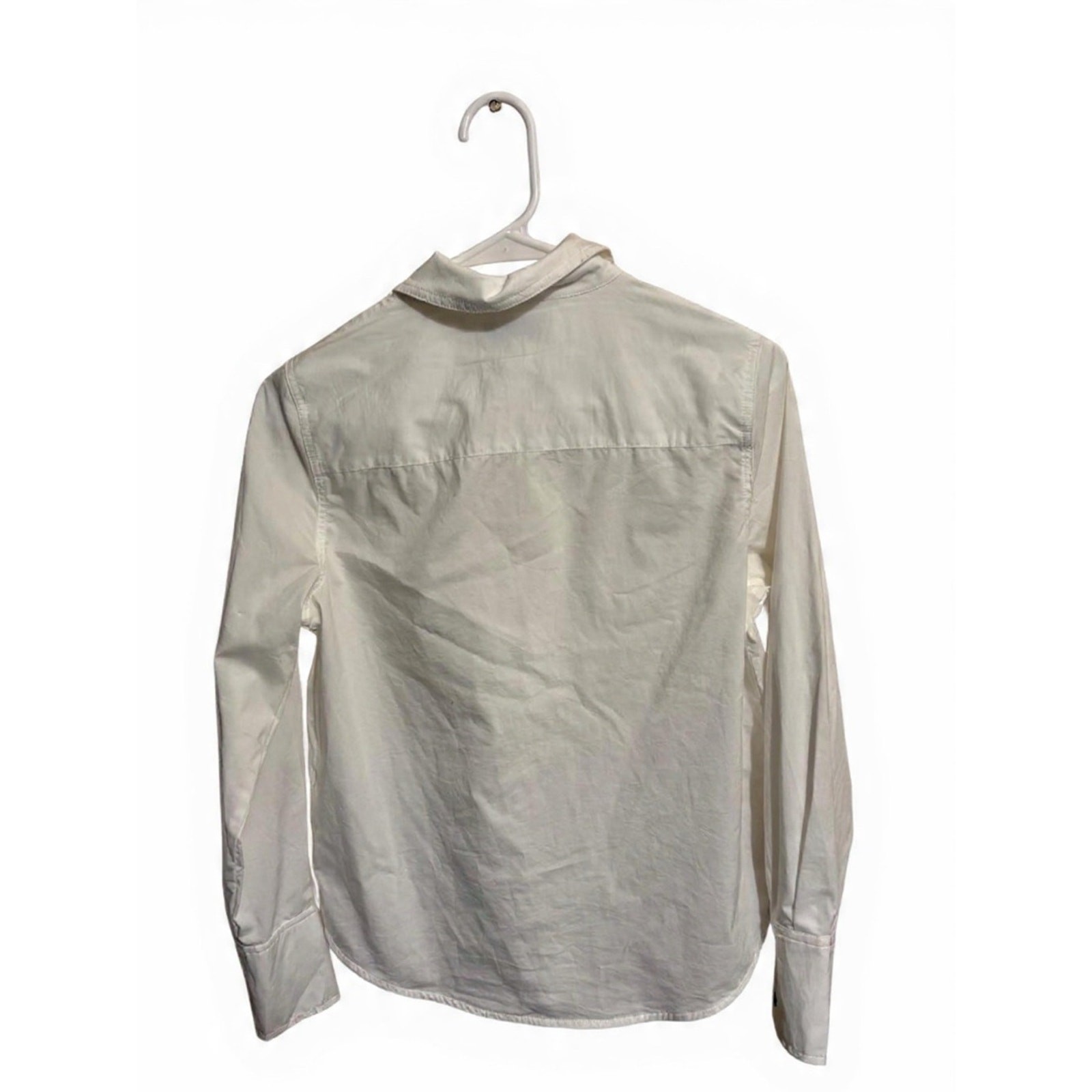 Jason Wu White Button-Front Shirt- Size S