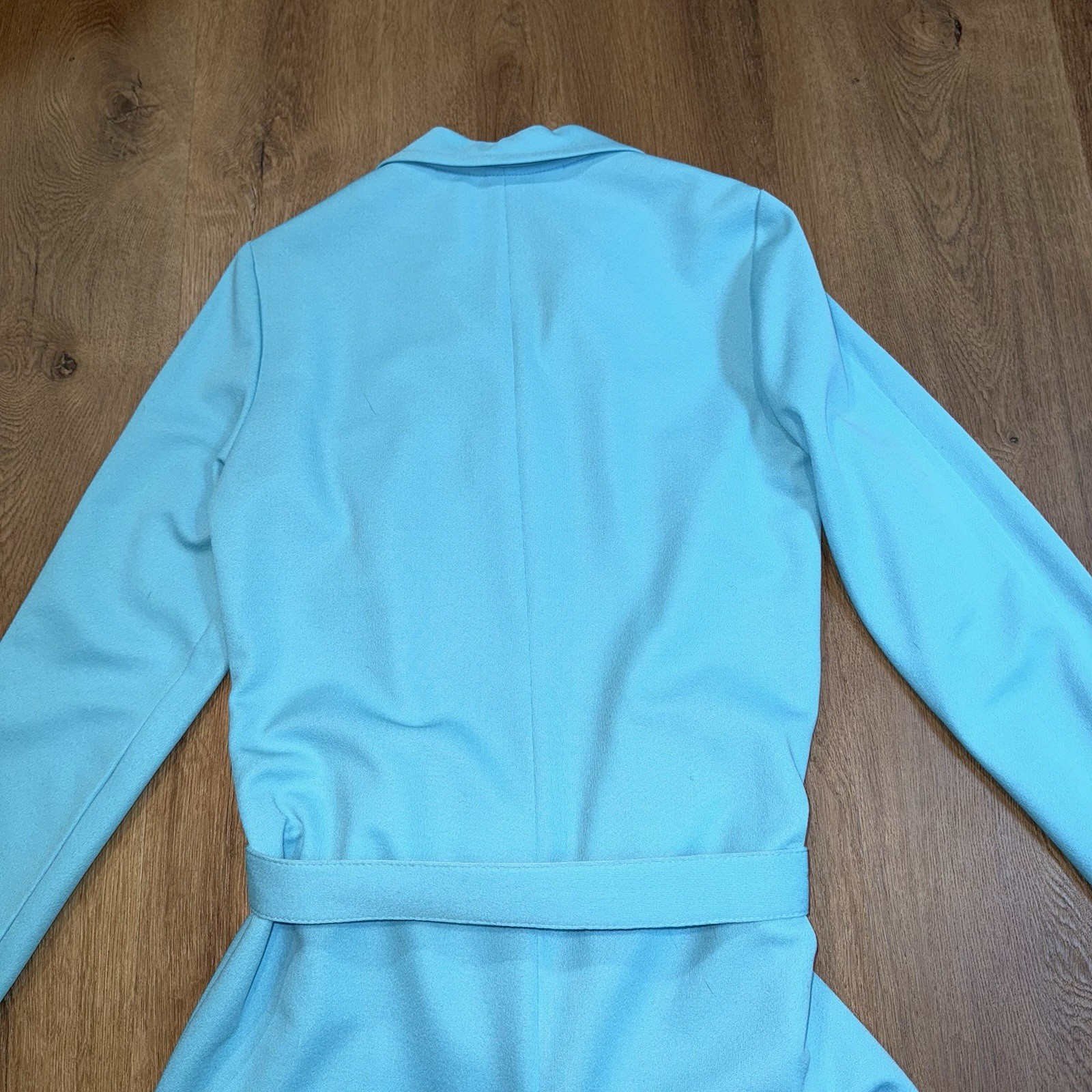Vtg 60s 70s Jumpsuit Bell Bottom One Piece Leisure Jump suit Disco Mod Womens 14