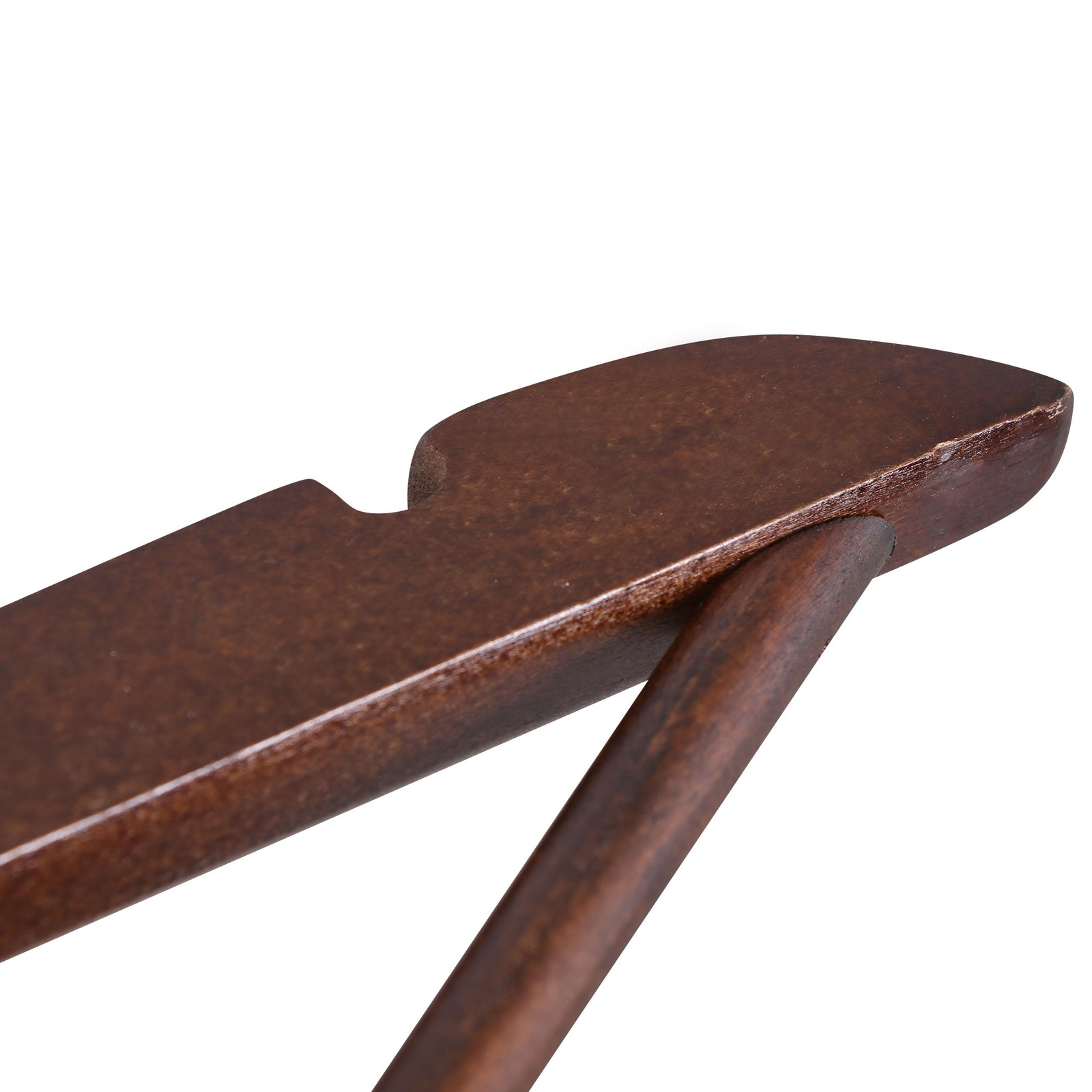 Premium Wooden Hangers 50 Pack Non-Slip Coat Clothes Hangers w/Swivel Hook Brown