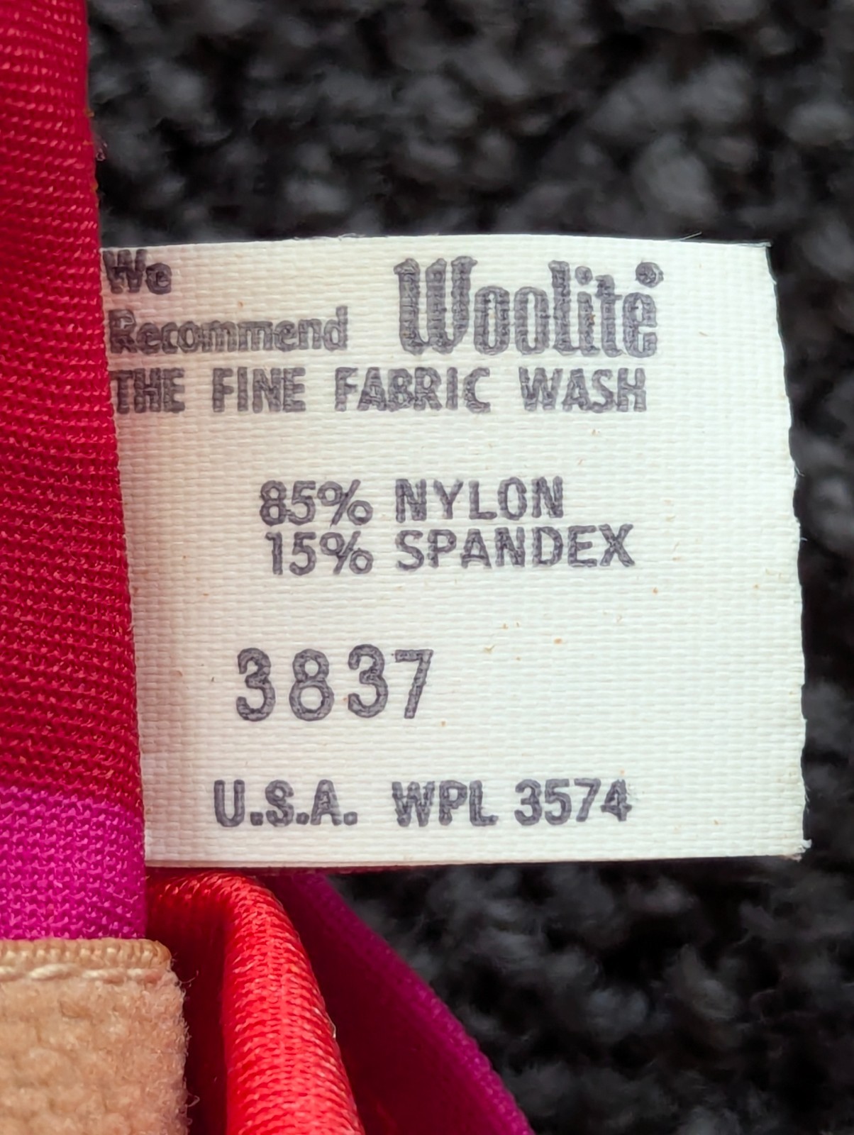 Vtg 80s Cole of Calif Swimsuit One Piece Chevron Stripe Peek-a-boo Button Front