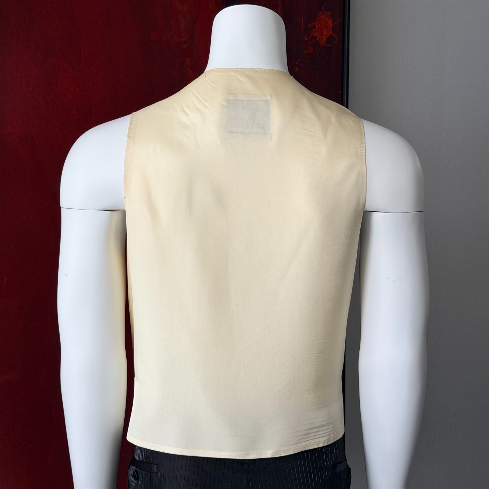 MOSCHINO CHEAP and CHIC cotton vest Treble Clef size 54