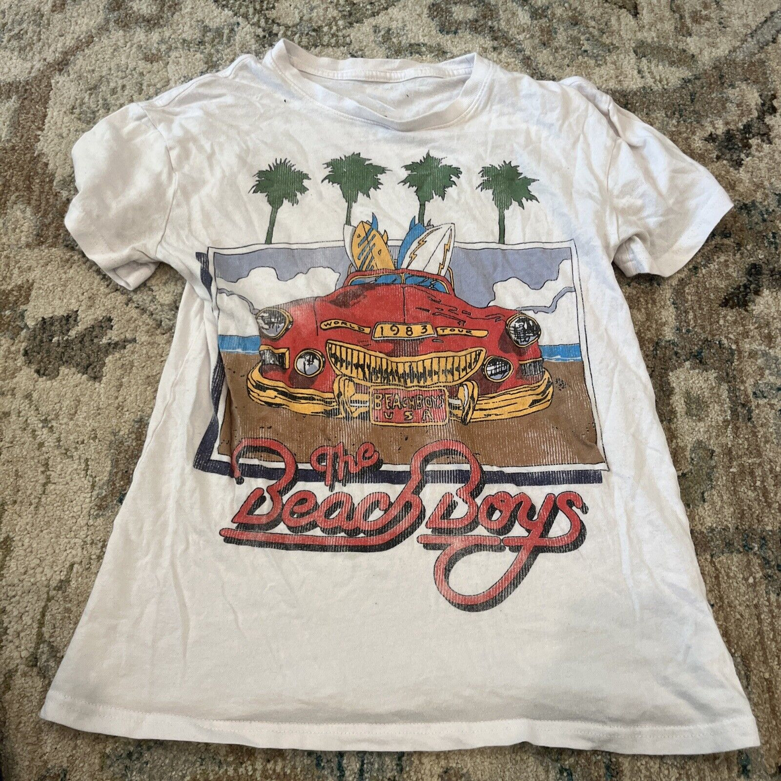 The Beach Boys White T-Shirt Cotton Full Size Unisex S-5XL RM229