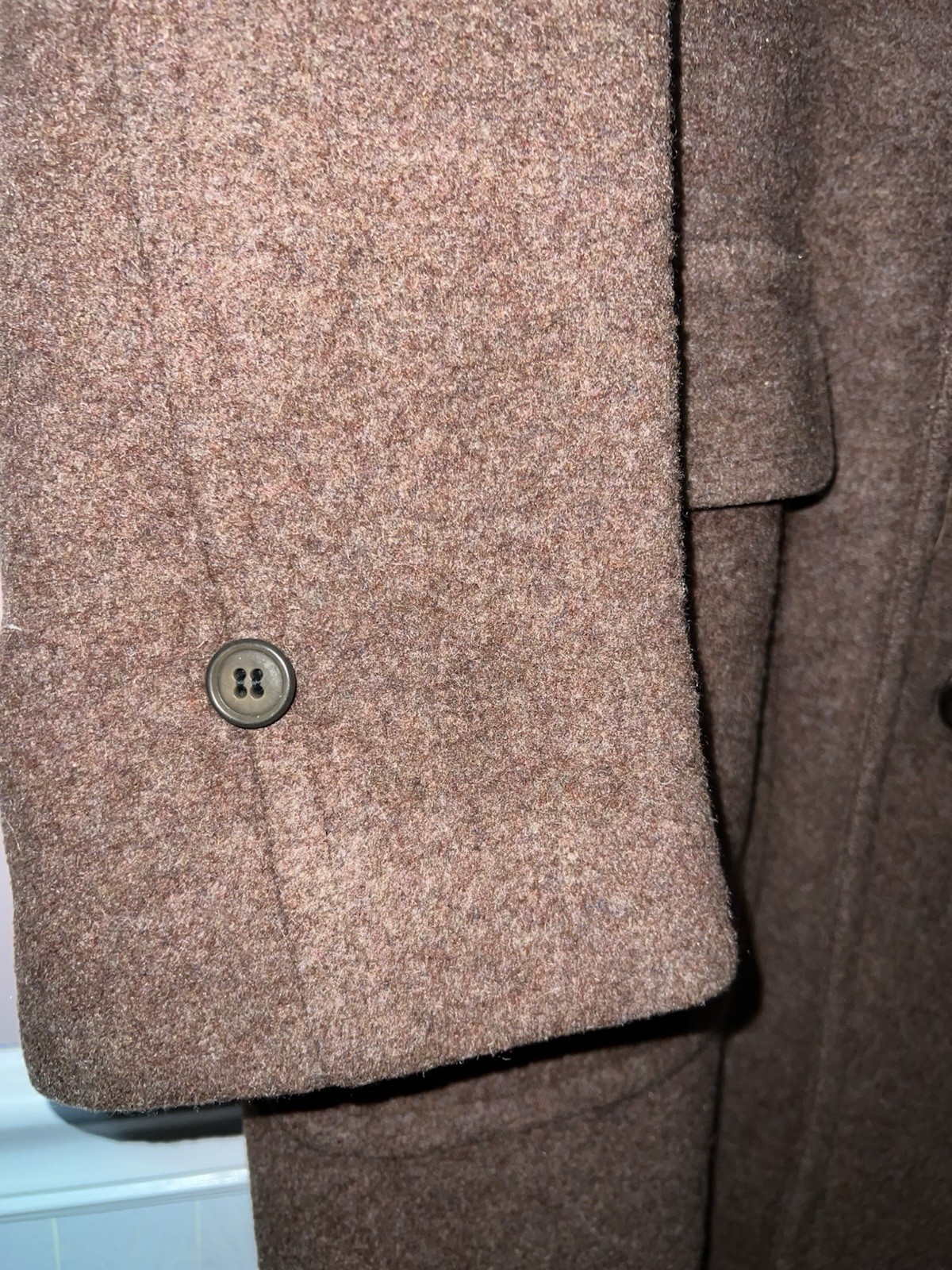 VINTAGE 1940’s HEAVY THICK WOOL SHERMANS CLOTHES OVER COAT JACKET WWII