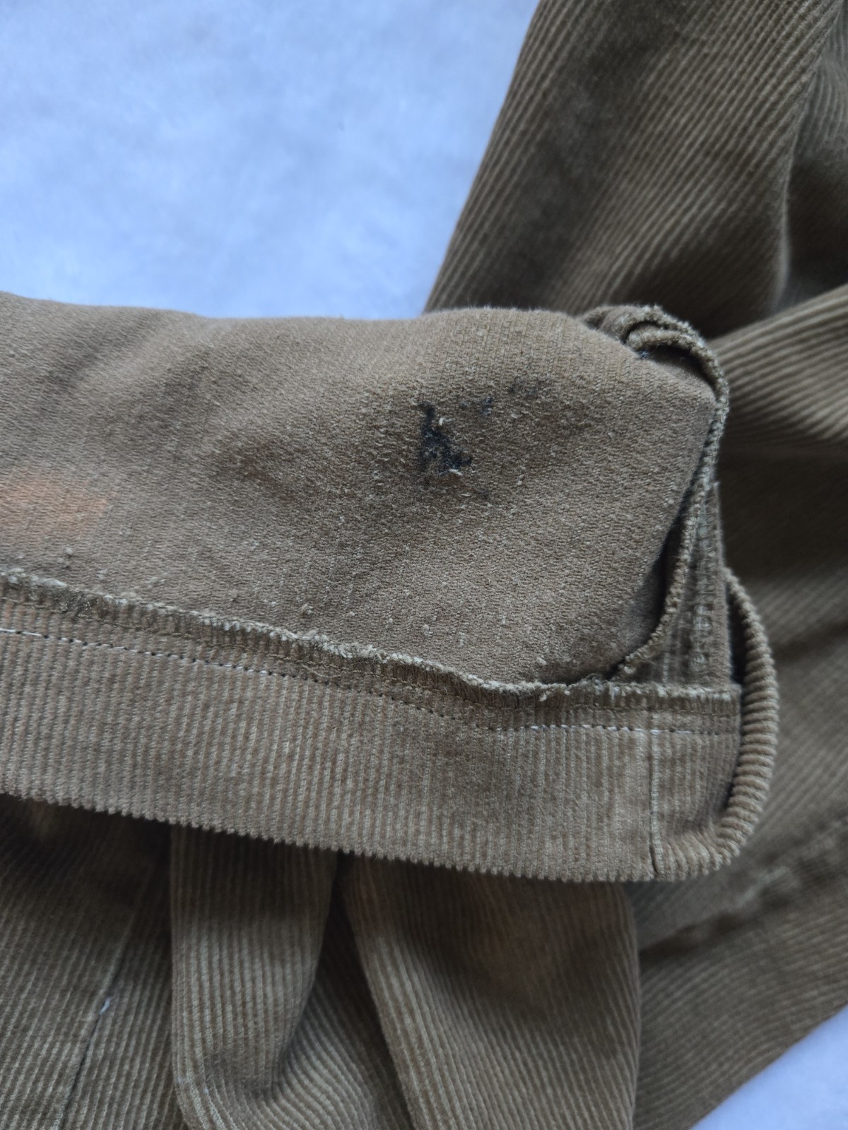 Mens Vintage Ralph Lauren Cordorouy Pants Brown/Mocha Colored Size 34 × 34