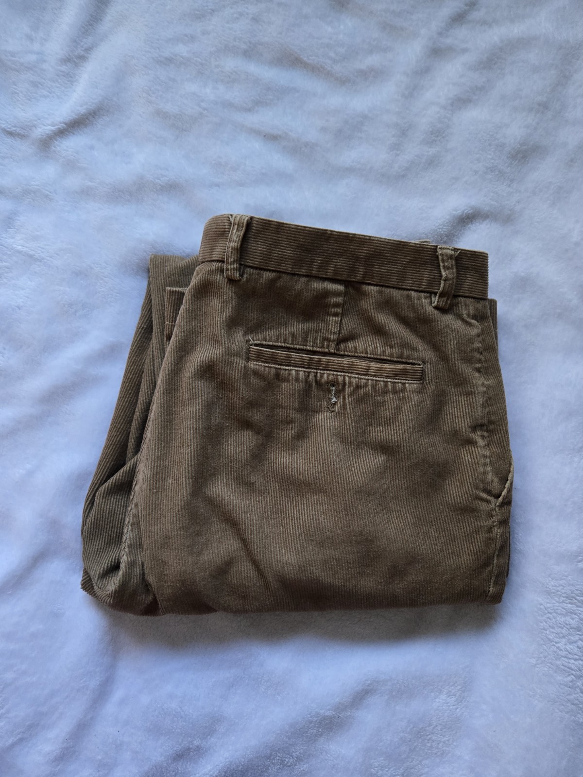 Mens Vintage Ralph Lauren Cordorouy Pants Brown/Mocha Colored Size 34 × 34