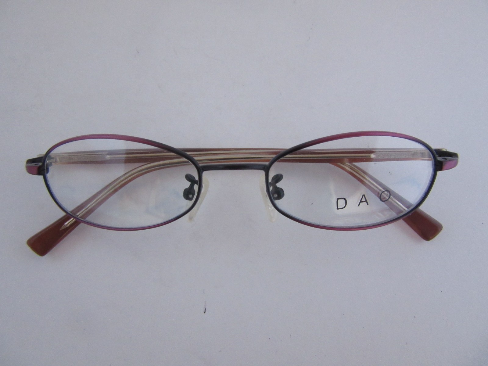Lot of 6 Vintage Dao Women’s Small Metal with Plastic Eyeglasses Frames NOS