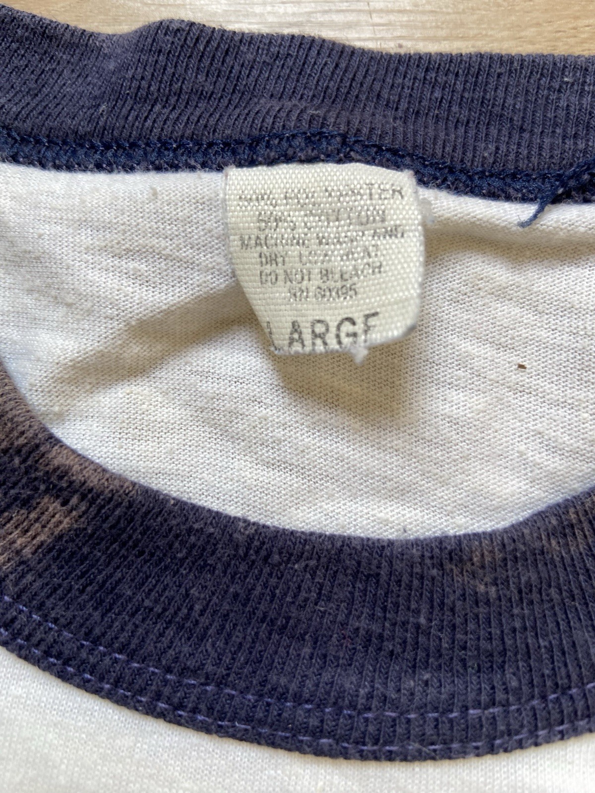 Vintage 1980s The Who American Tour 1982 T-Shirt Raglan 3/4 Baseball Tee Large