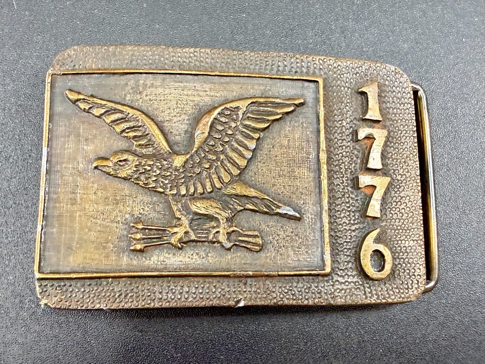 United States of America Bicentennial 1776–1976 Eagle Commemorative Belt Buckle
