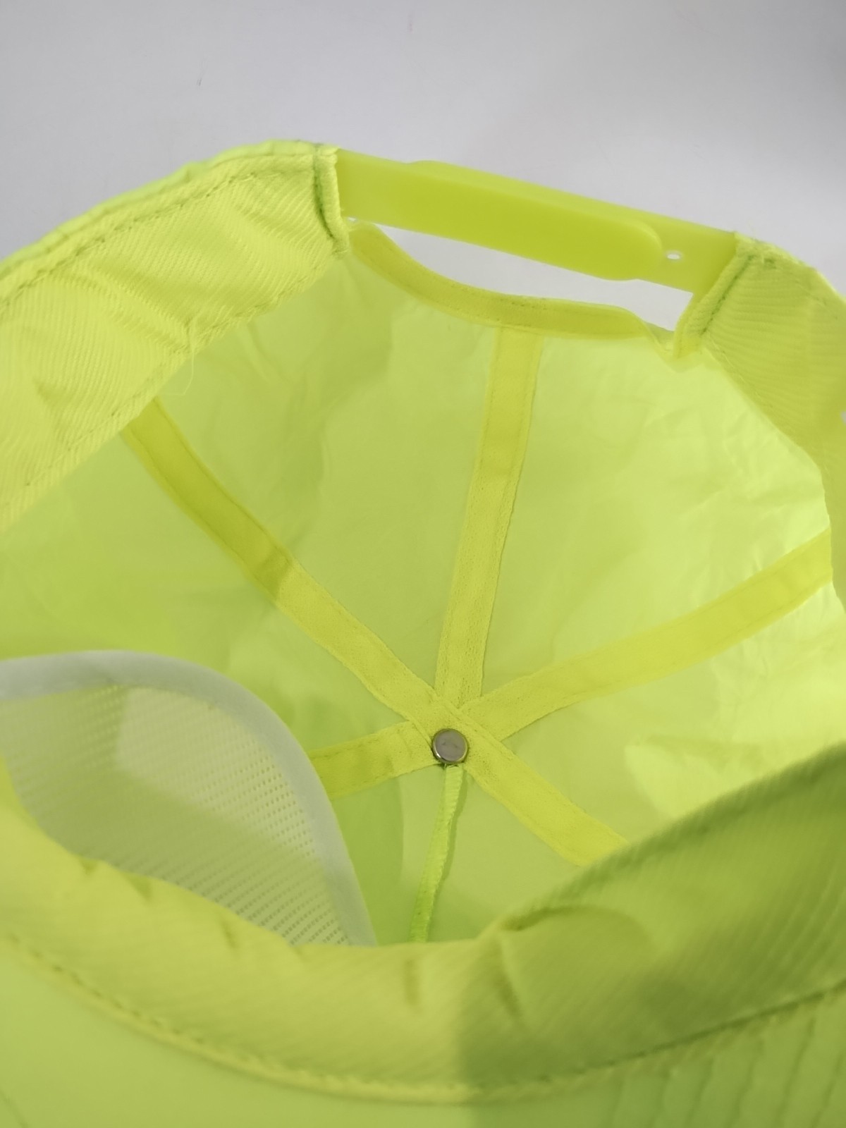 Vintage Vantage Cup Golf Snapback Hat Neon Yellow Cap Adjustable Retro 80s RJR