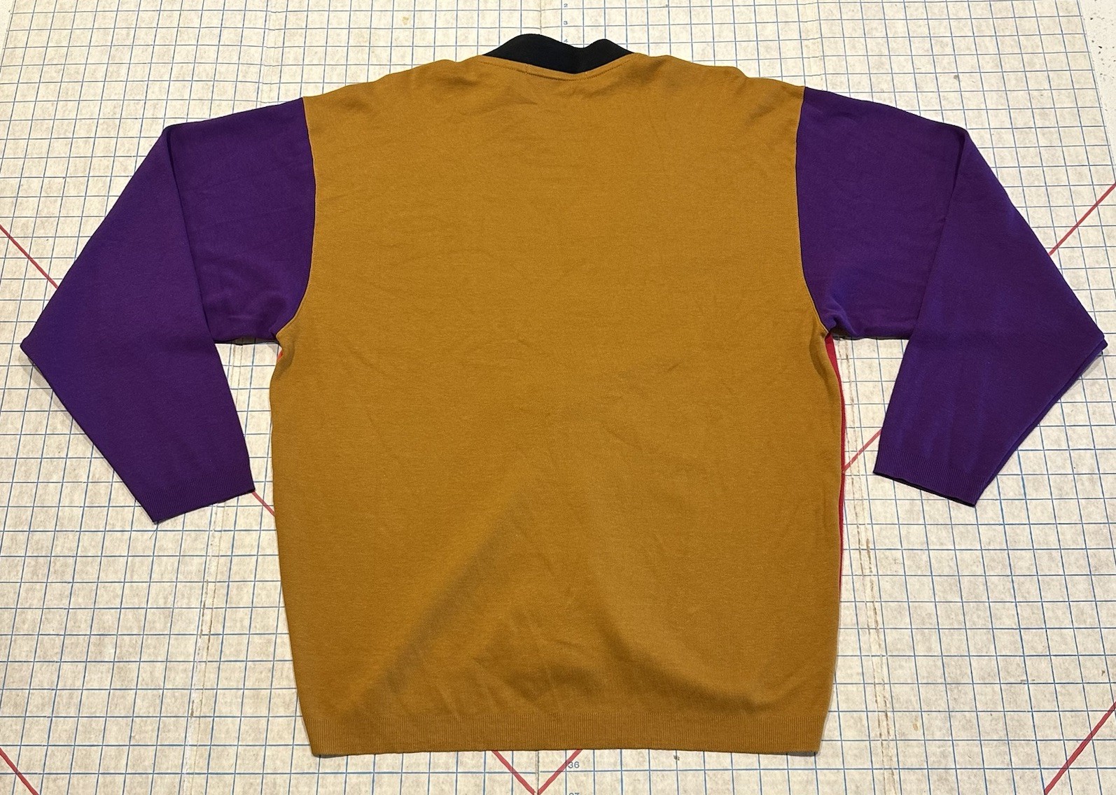 Vintage 80s 90s Cross Colors Style Grunge Sweater Cardigan Jacket Hiphop NWT NEW