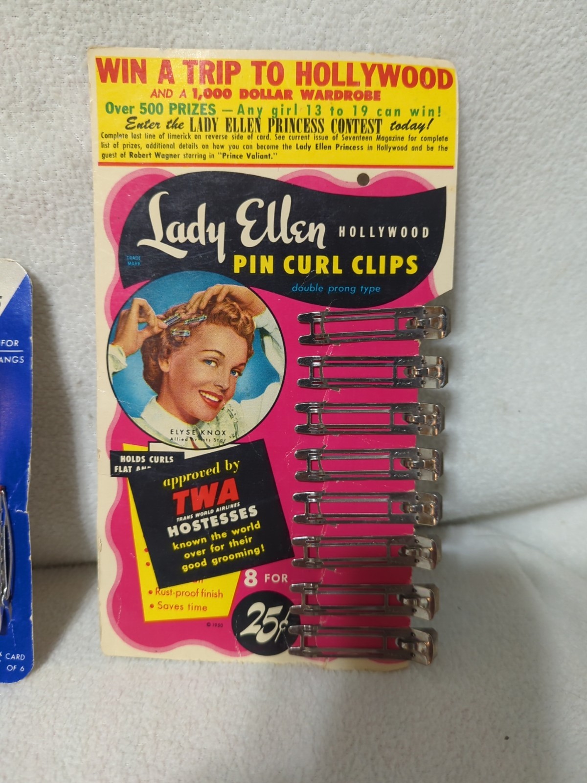 Vintage Lady Ellen Hollywood Arched Klippies Tip Top Curlers Pin Curl Clips…