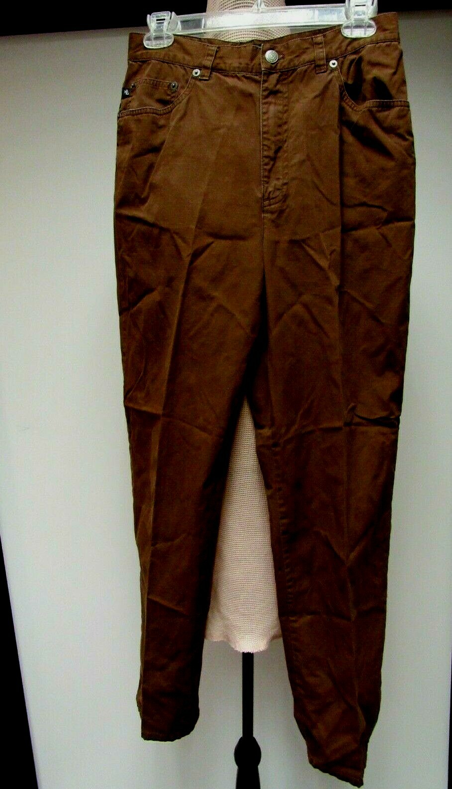 VTG LAUREN RALPH LAUREN Cotton Jeans Pants Chocolate Brown 30 1/2 x 30 10 M