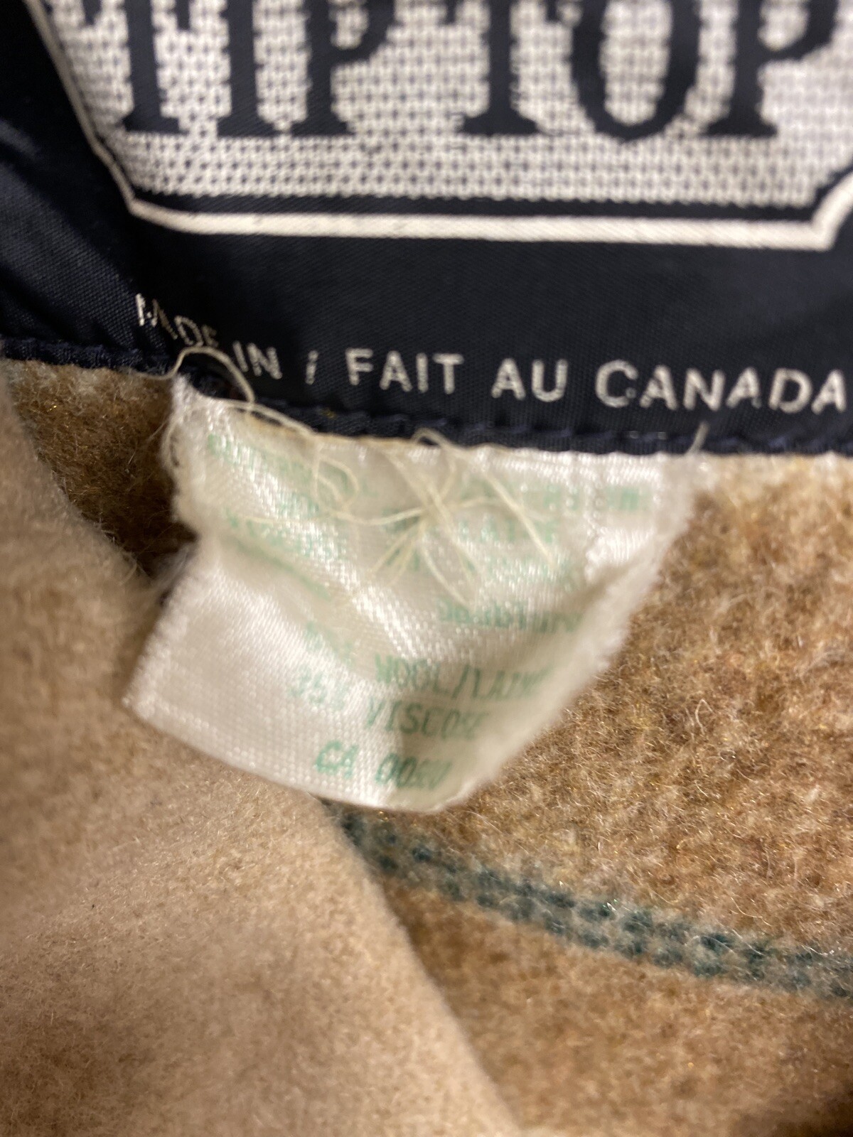 Vintage Tip Top Wool Duffle Coat Jacket Mens M *See Description
