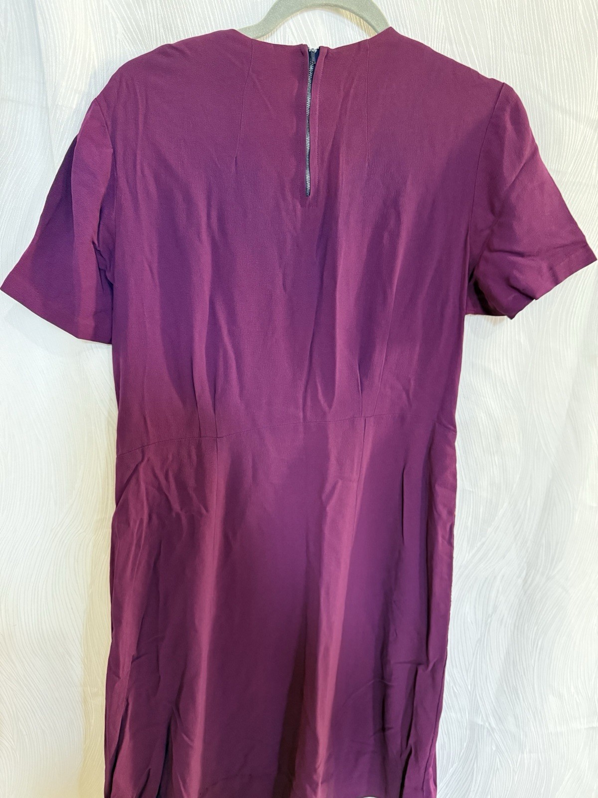 VTG 1960s Gloria Swanson Forever Young Beaded Purple Dress Hollywood Glam
