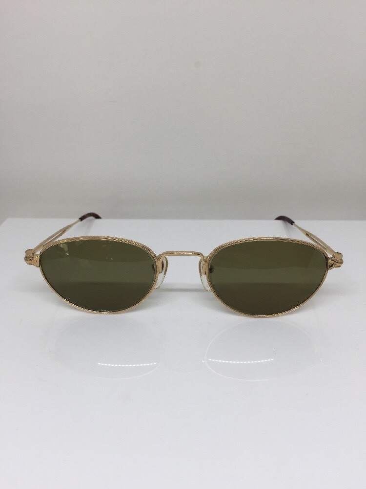 New Vintage Matsuda 2877 Cat Eye Sunglasses C. PG Shiny Gold 49-20-145mm Japan