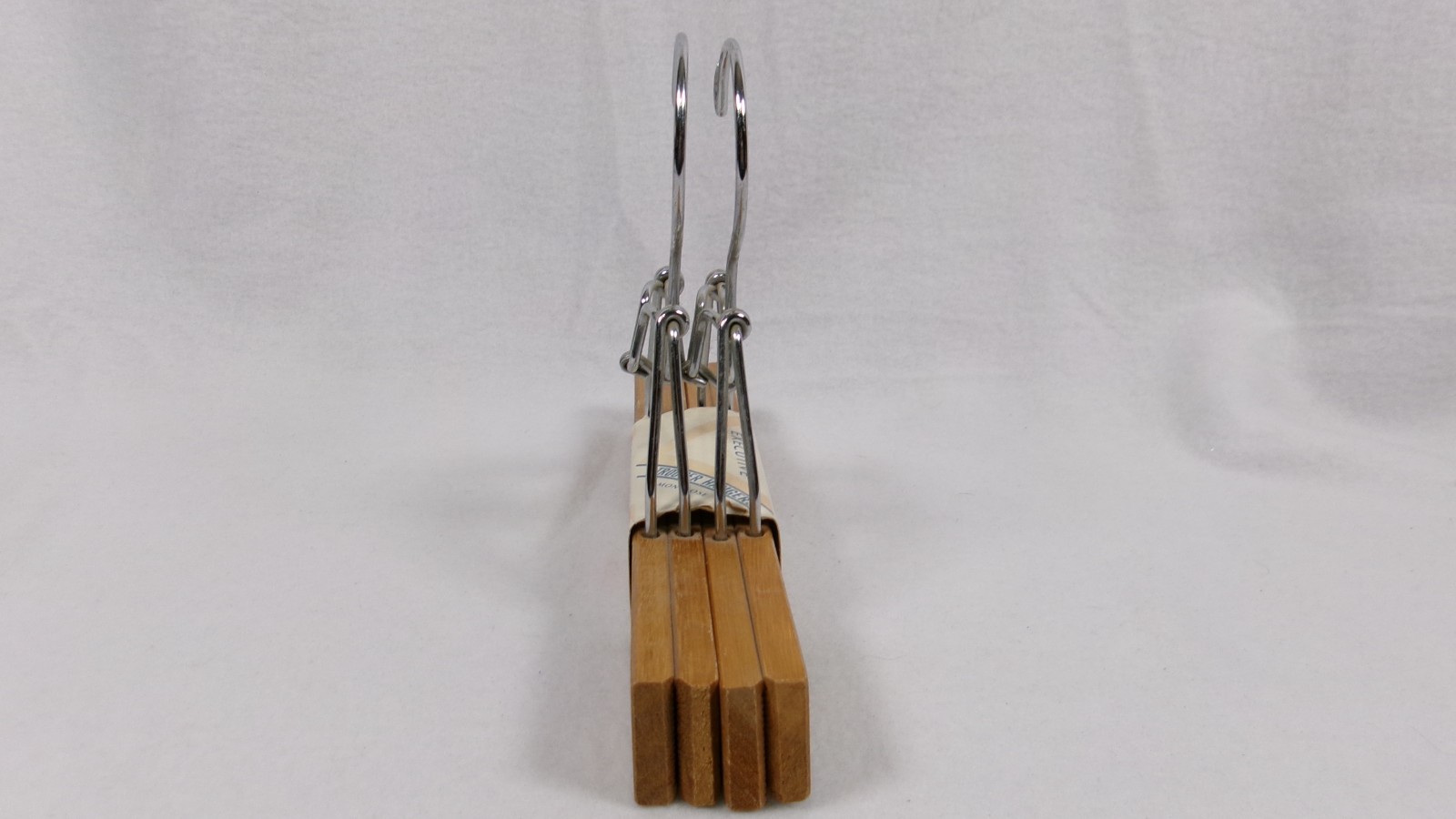 Vintage Montrose Trouser Hangers Wooden Pants Hangers Set of 2 NOS