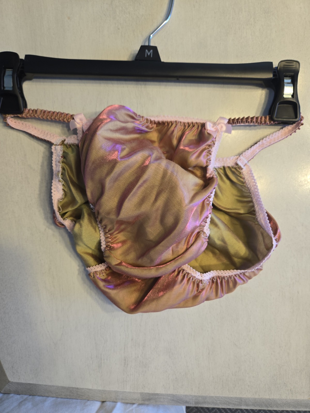 Anias Poison Mens satin string bikini panties