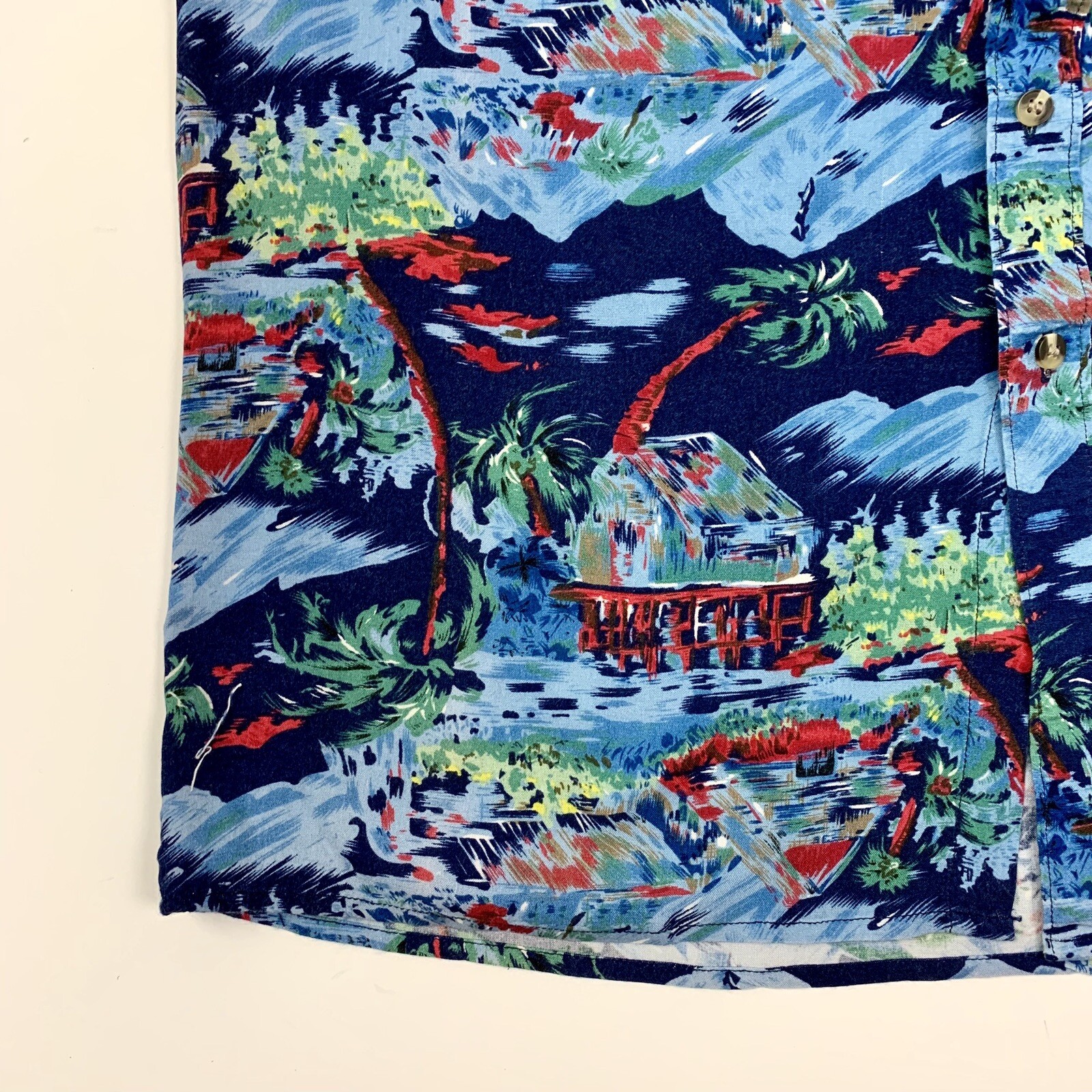 Vintage Hawaiian Shirt Omni II Mens Size Small Made in Korea