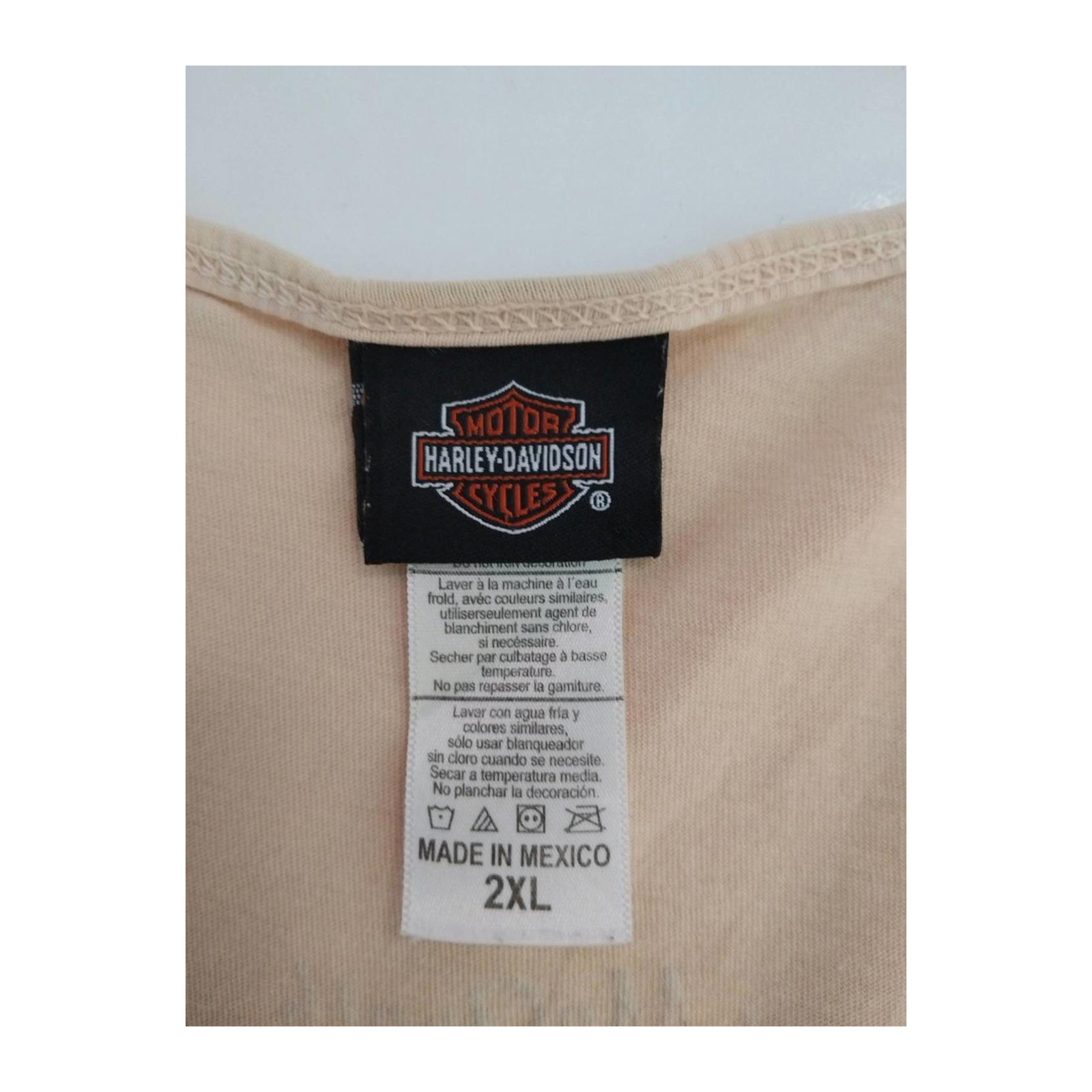 Harley Davidson Women’s Endless Passion Studded Tank Top Beige 2XL
