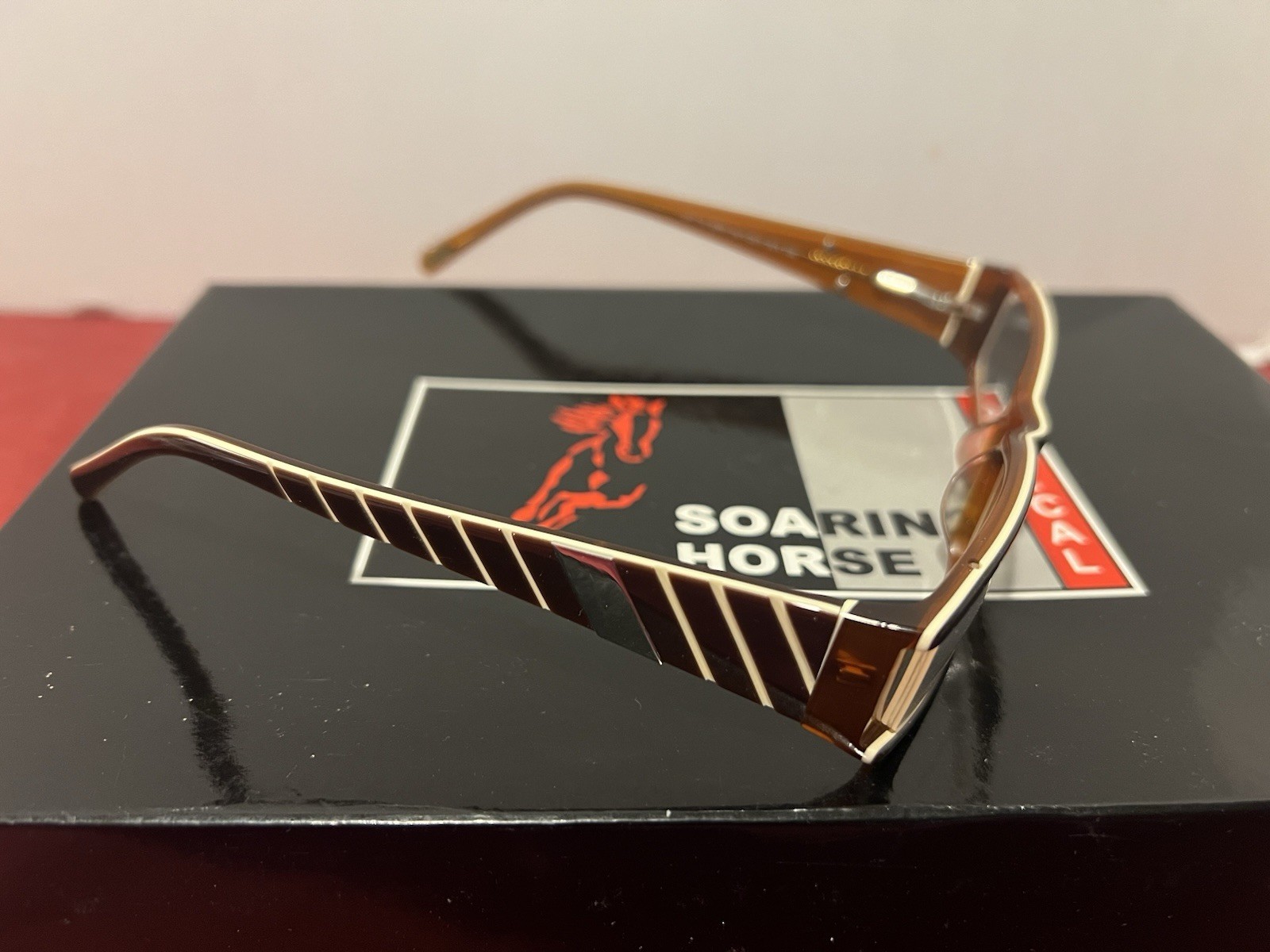 Soaring Horse Women’s SF710 Brown Rectangular Glasses – Office Siren Bayonetta