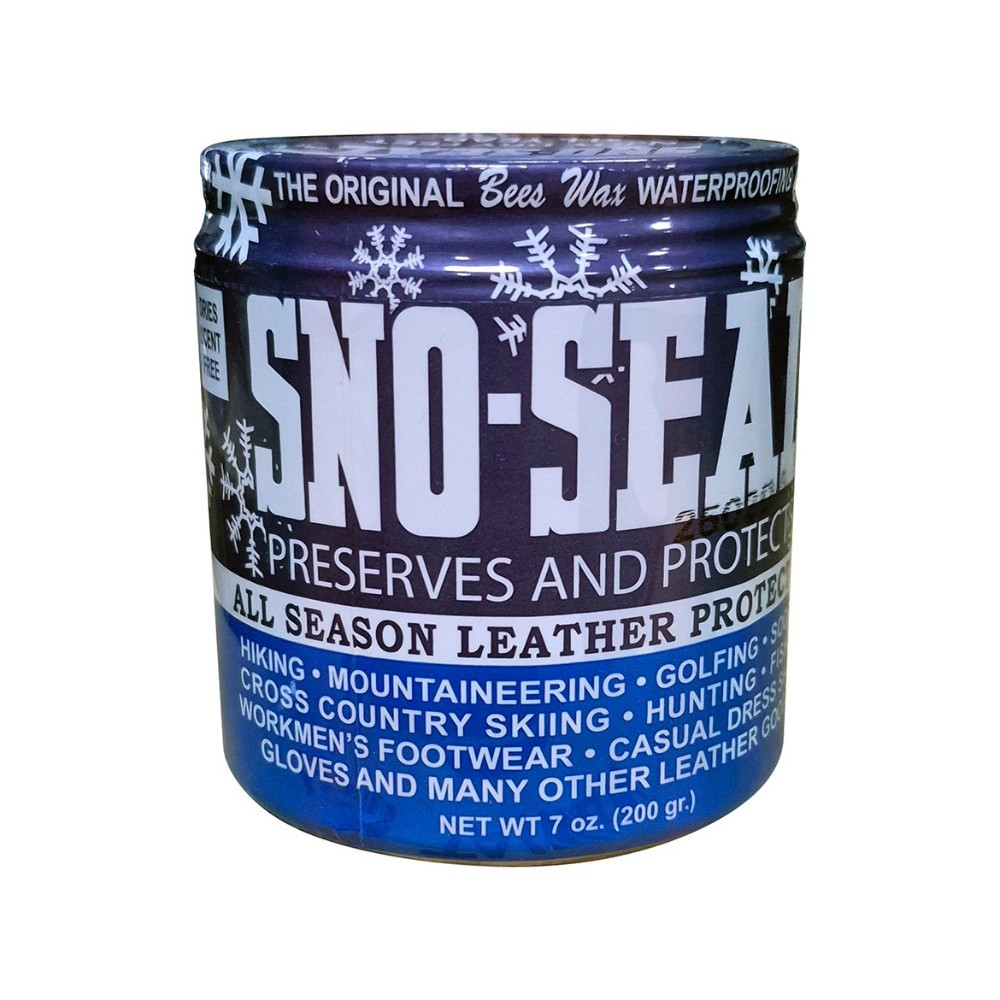 Atsko Sno-Seal Original Beeswax Waterproofing Seasonal Leather Protection 7 Oz.