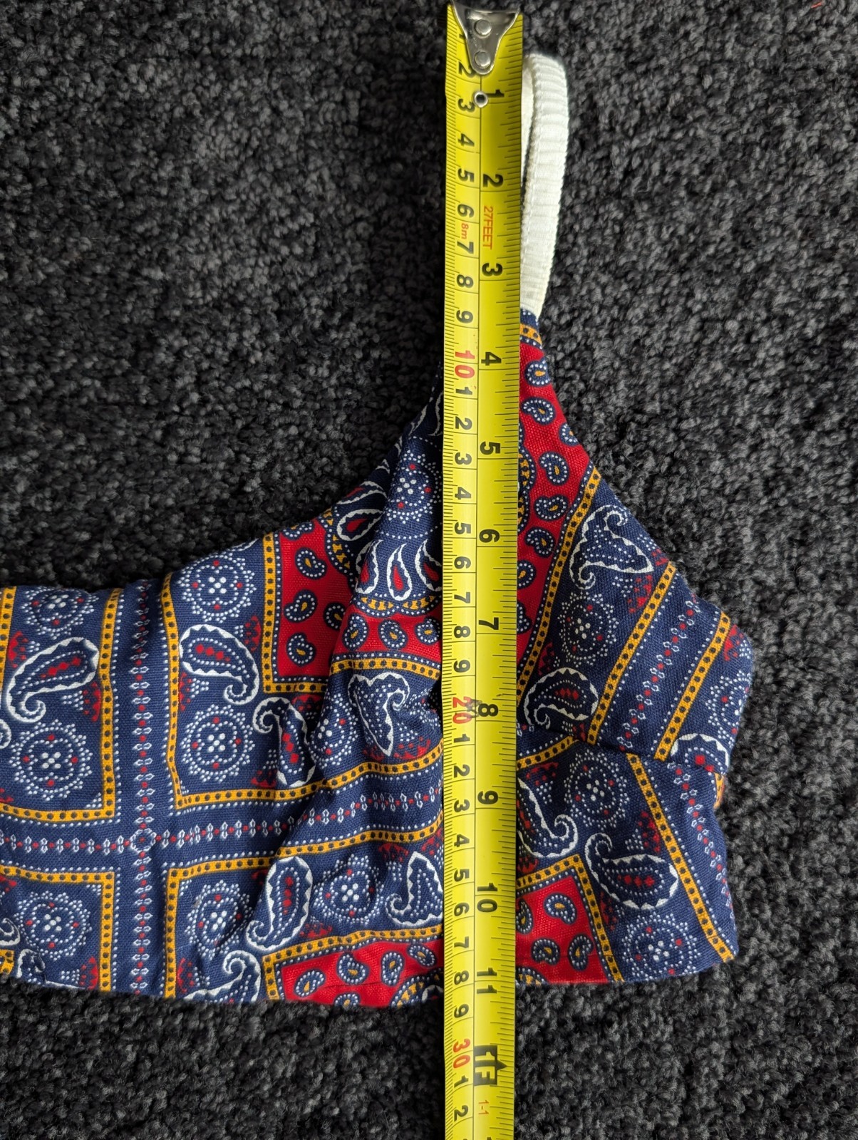 Vintage Dune Deck 3pc Bikini Swimsuit & Pants Set 60s 70s Paisley Bandana Print