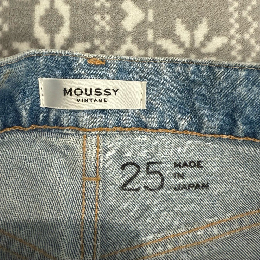 Moussy Vintage Denim Marksville Boy Skinny Jeans in Blue Size 25
