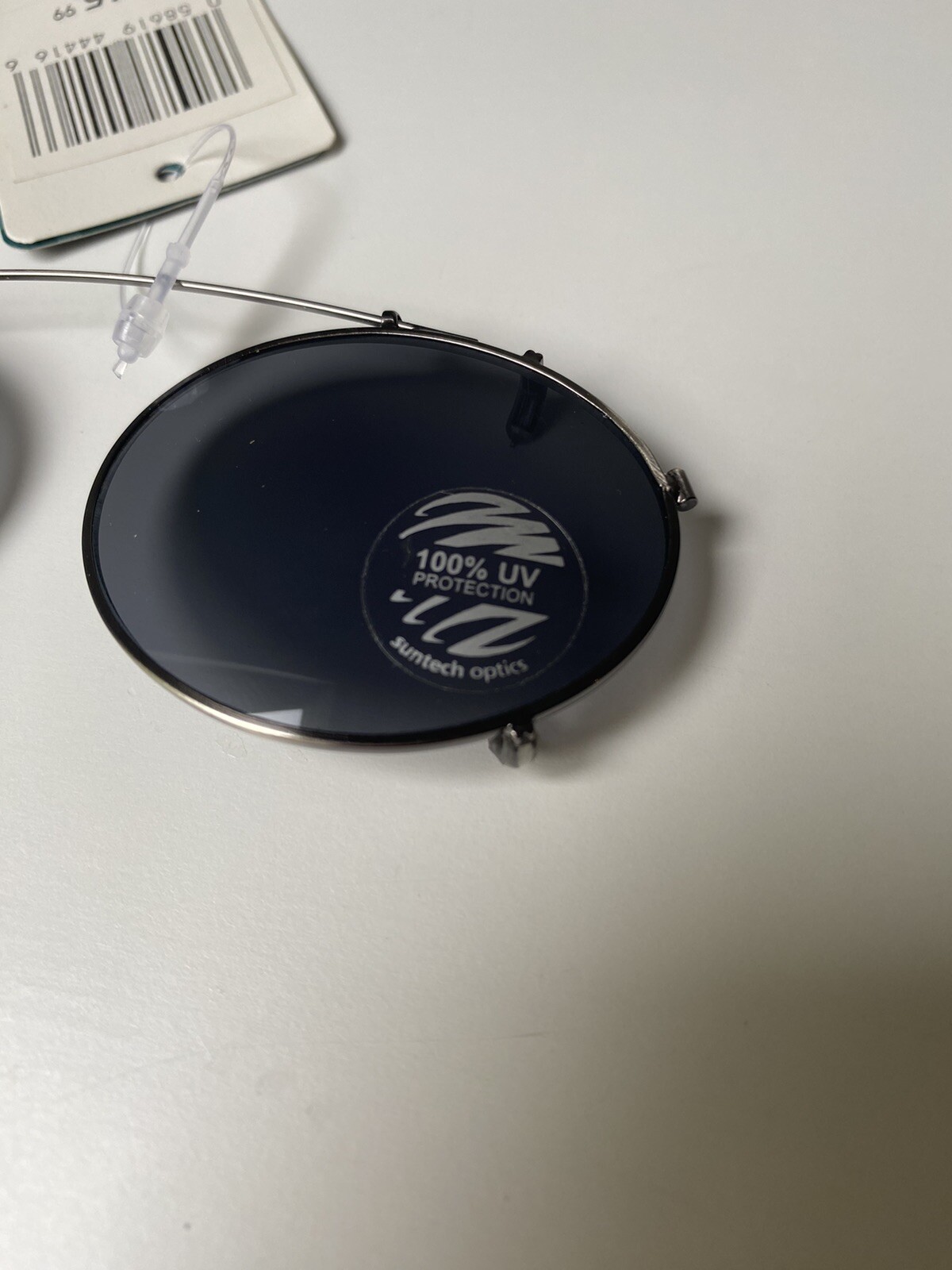 Suntech Optics Vintage Oval Clip-On 100% UV Protection Sunglasses Lens 40x50mm