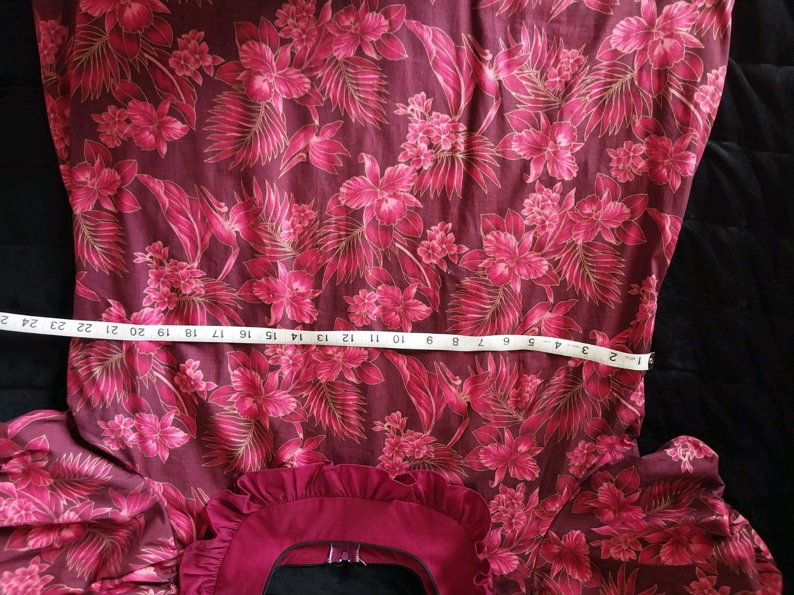 VINTAGE 1980’s Lolenani Mumu From Polynesian Cultural Center Hawaii Maxi Tiered