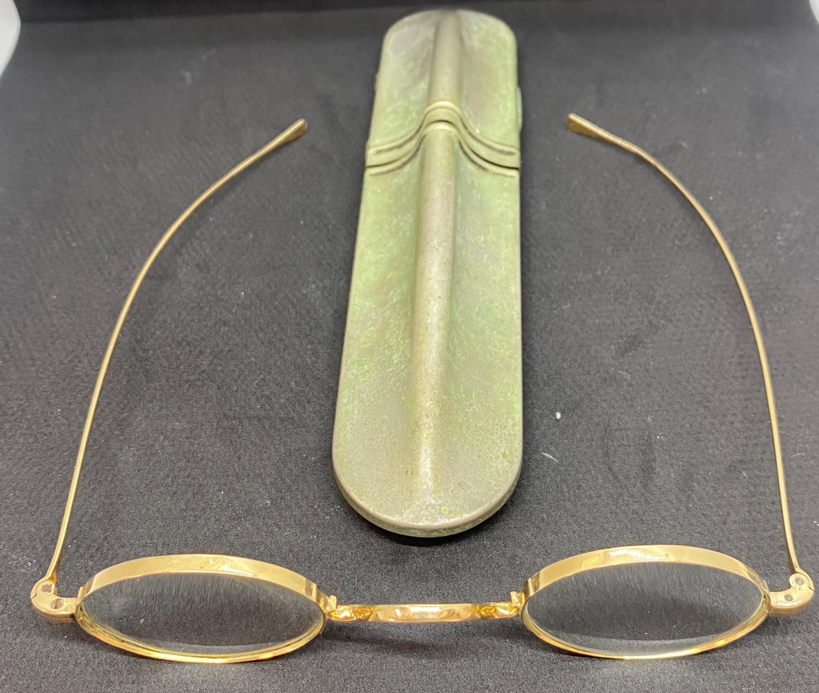 14k Yellow Gold Julius King Glasses #16 in Original Case