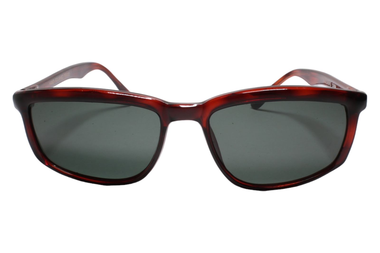 Grunge Style Glam Rock Deadstock Genuine Vintage Rectangle Tortoise Sunglasses