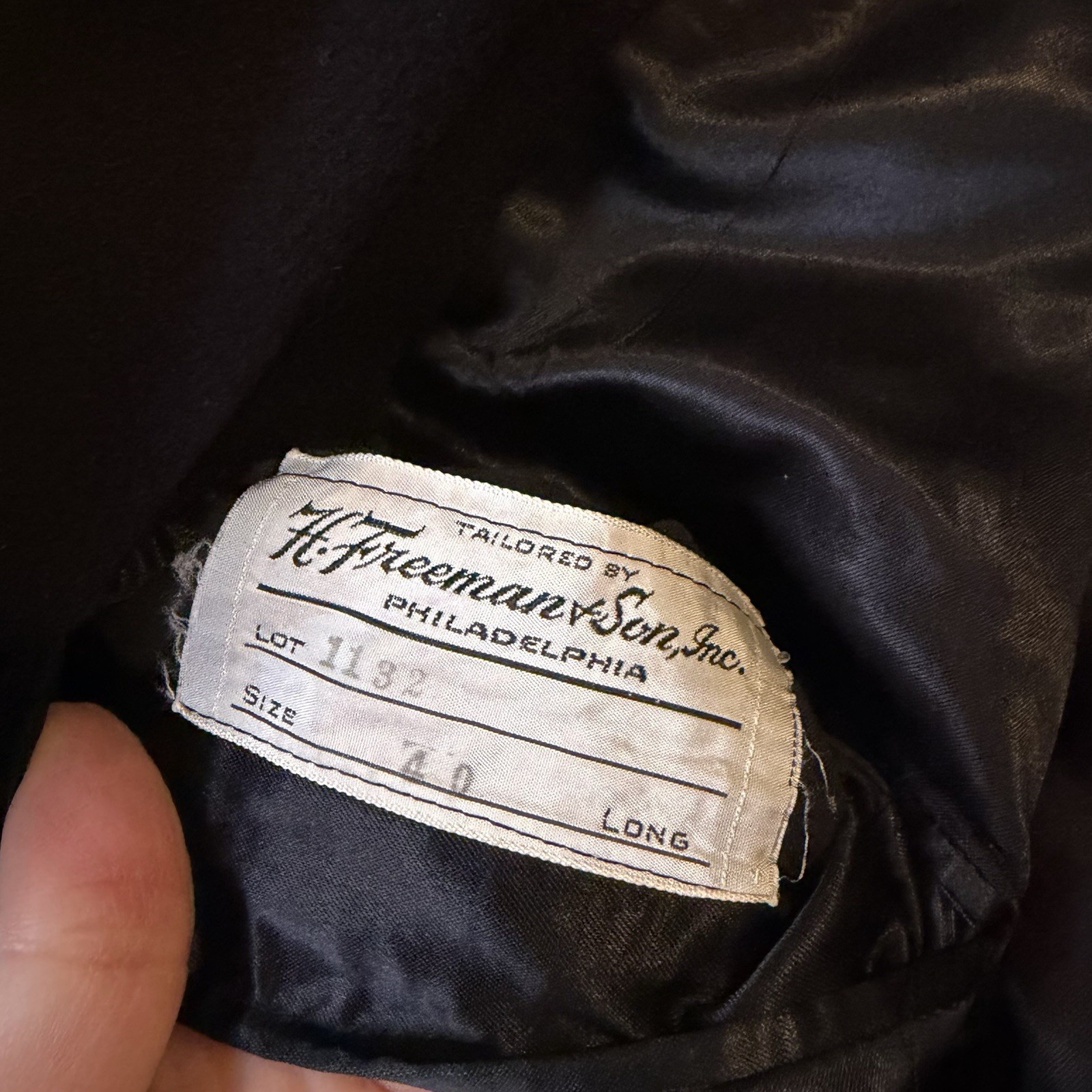 VTG RARE H. Freeman & Son Marshall Field & Company Cashmere Trench Coat Size 40