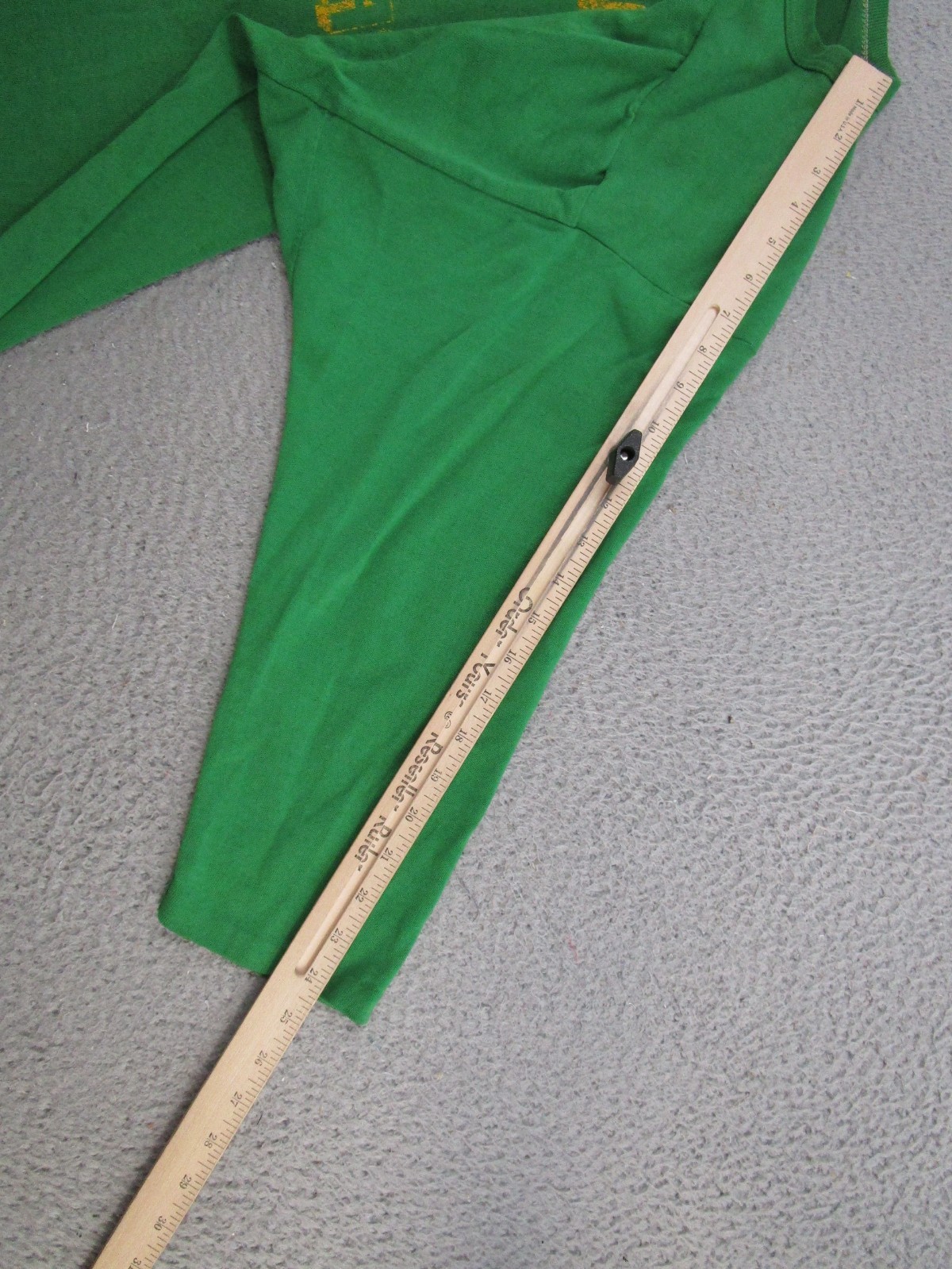 Vintage 70s Russel Athletic 3/4 Sleeve Jersey Shirt Size L Cardiac Attack Read
