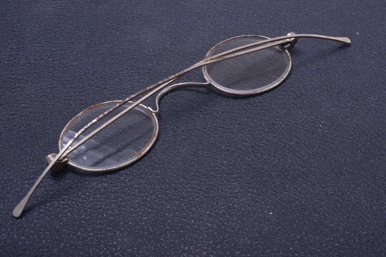 ✅ ANTIQUE +-1830 OVAL READING GLASSES SPECTACLES THIN FRAME APP. -0.5 DIOPTER