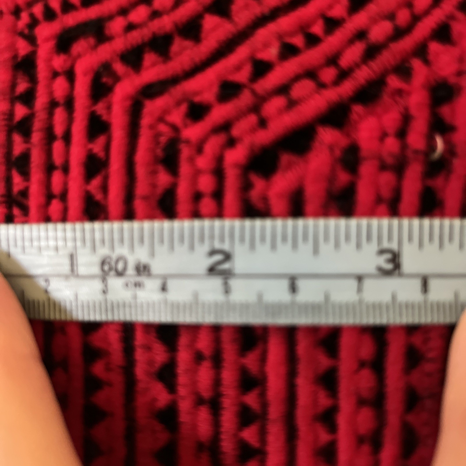 Vintage Palestinian Tatreez Velvet Vest – Mid-Century Long Couching Embroidered