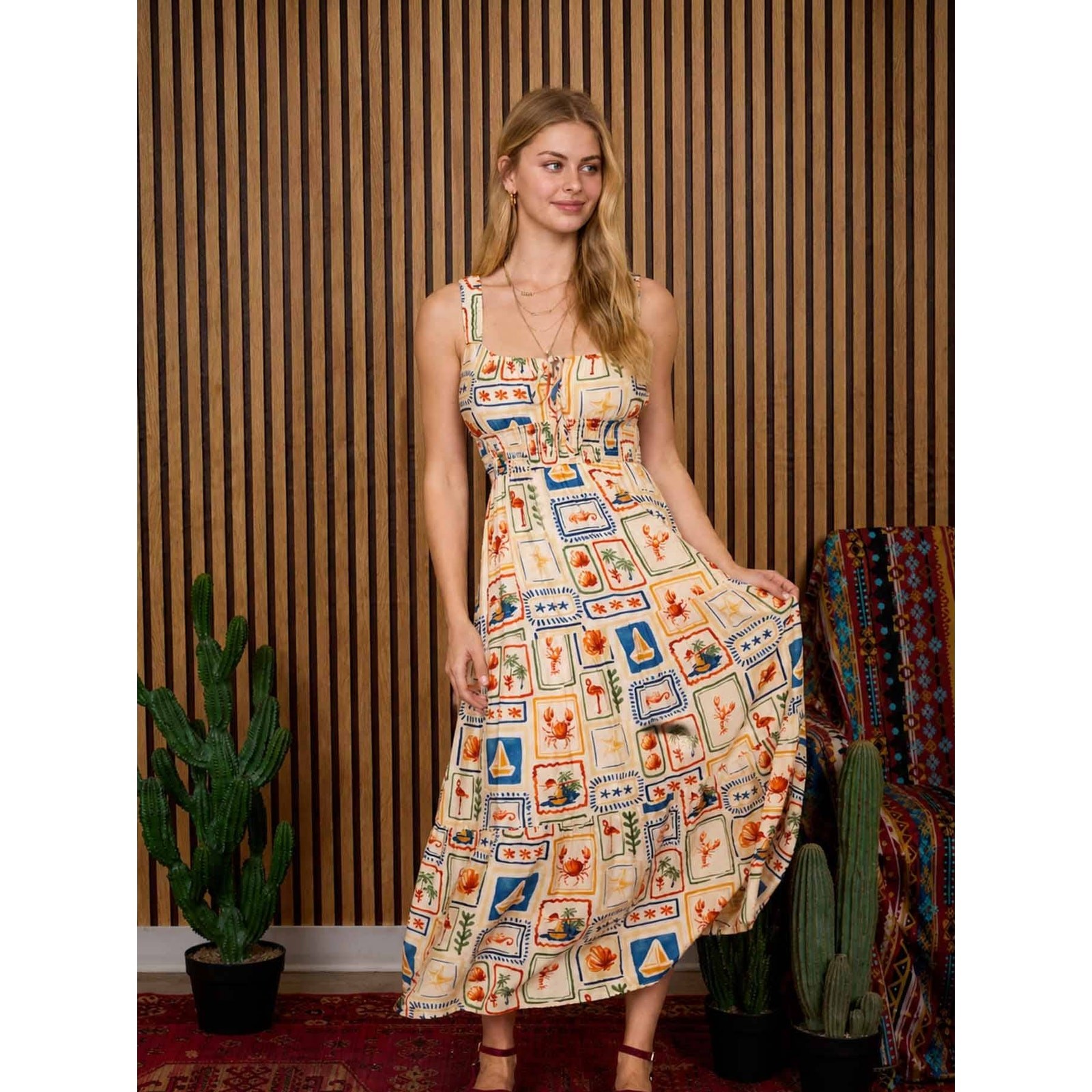 Jackie Midi Dress/ NWT