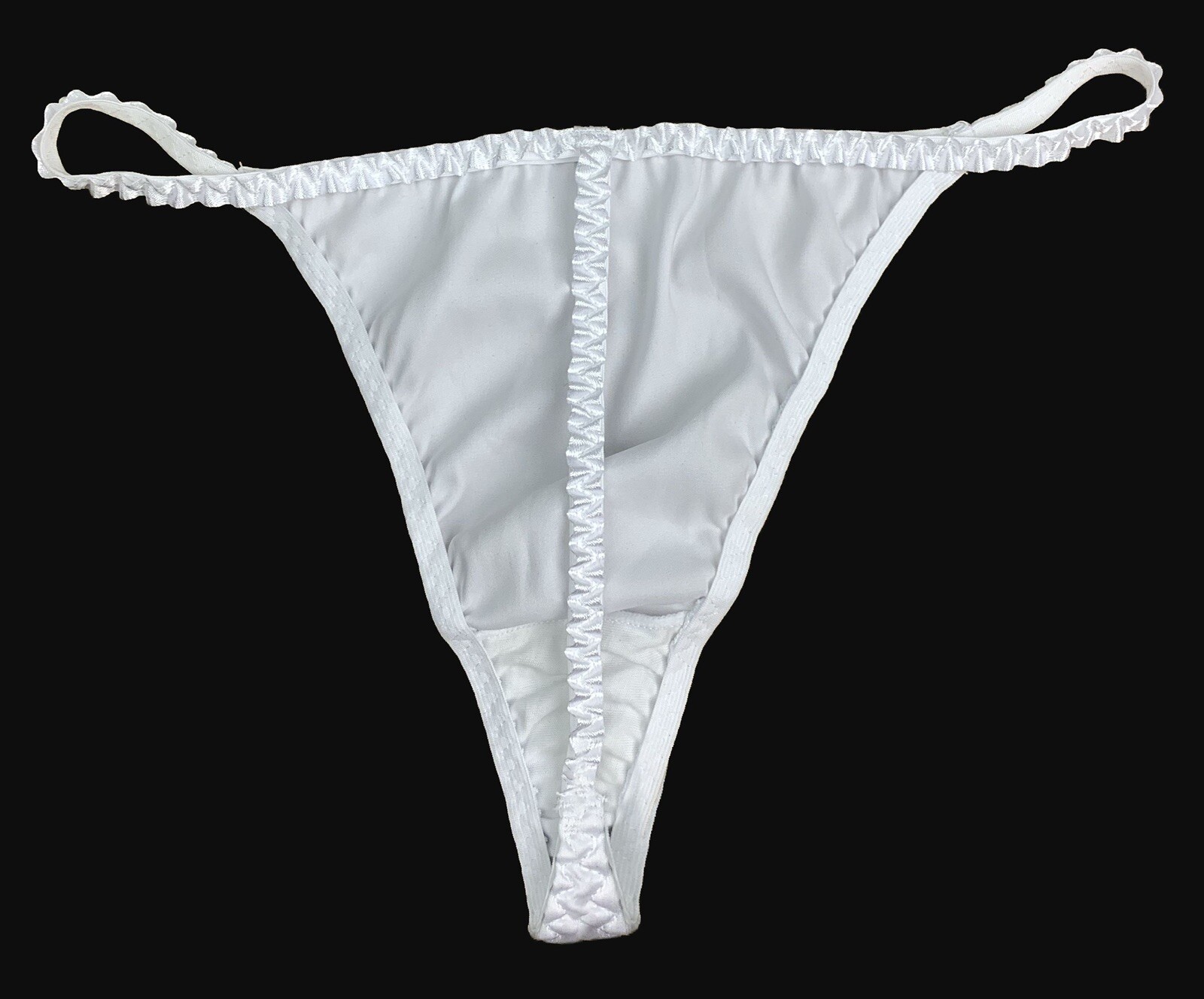 Satin T-String Thong • Retro 80’s 90’s Style • 2XL/9