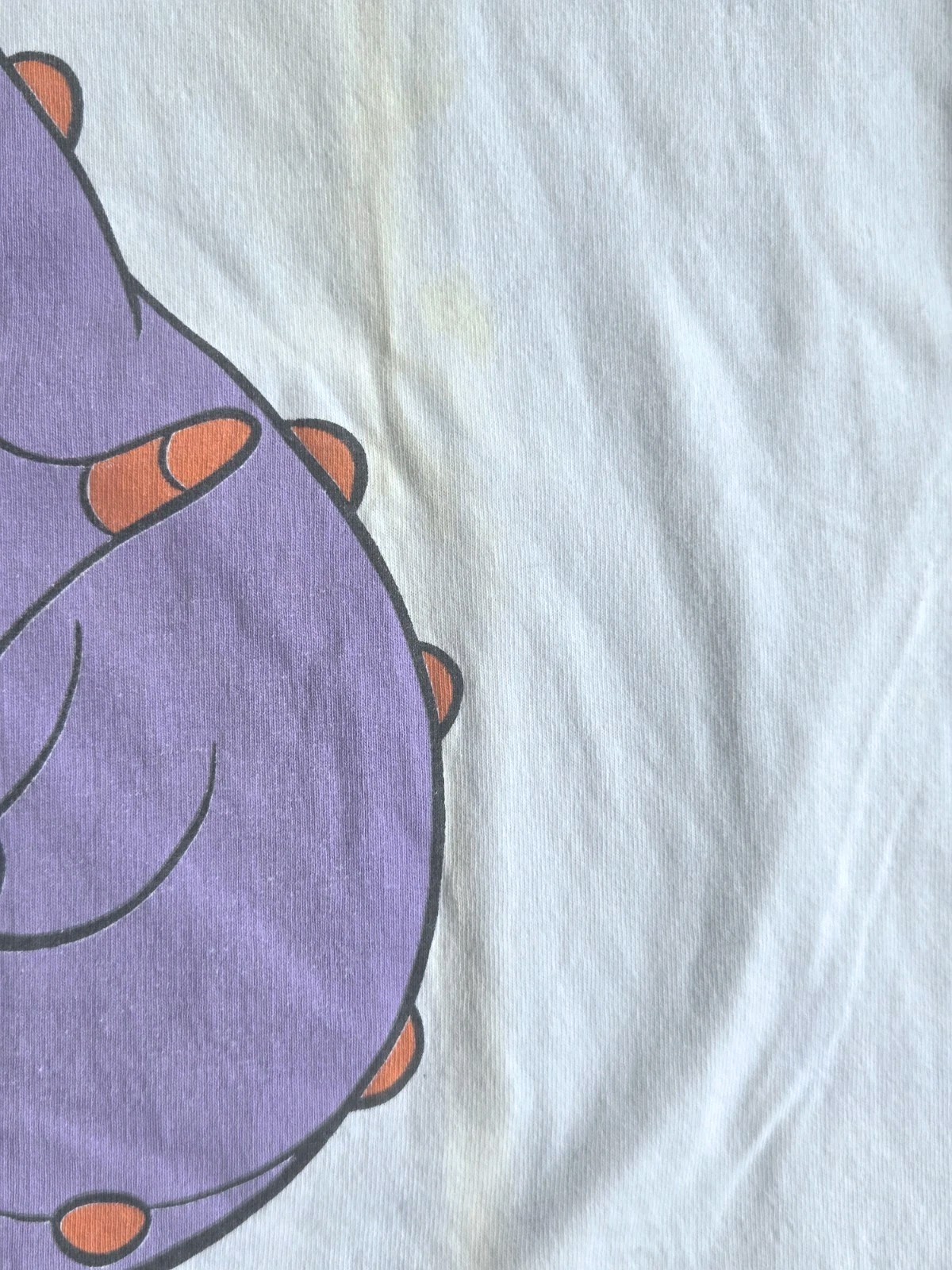 Vintage Disney Figment Dragon Epcot 2 Sided Promo Cartoon T-Shirt 90s USA READ