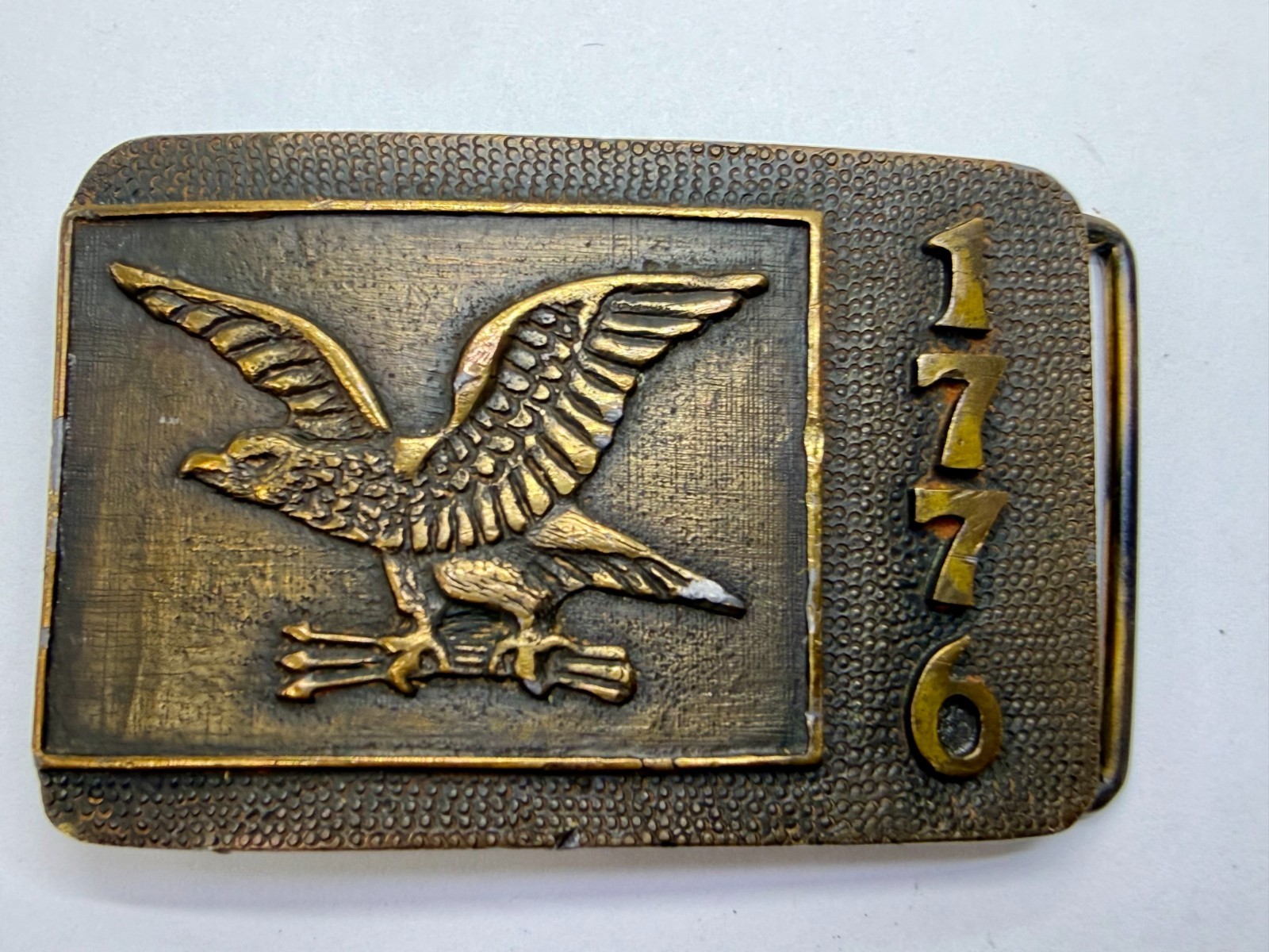 United States of America Bicentennial 1776–1976 Eagle Commemorative Belt Buckle