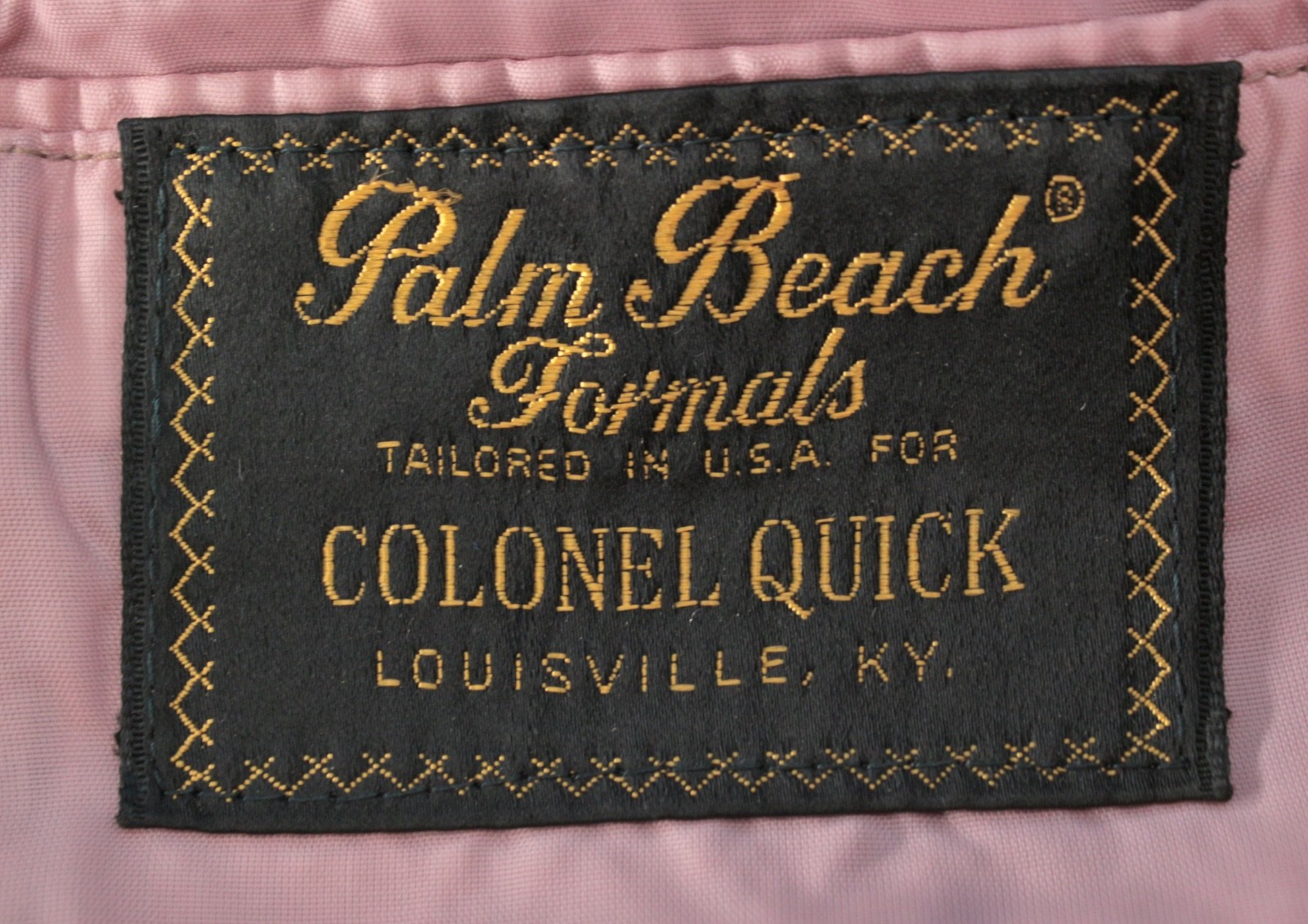 Men’s VTG 70s Burgundy & Pink Floral Brocade Tuxedo Jacket 44 R Palm Beach Tux
