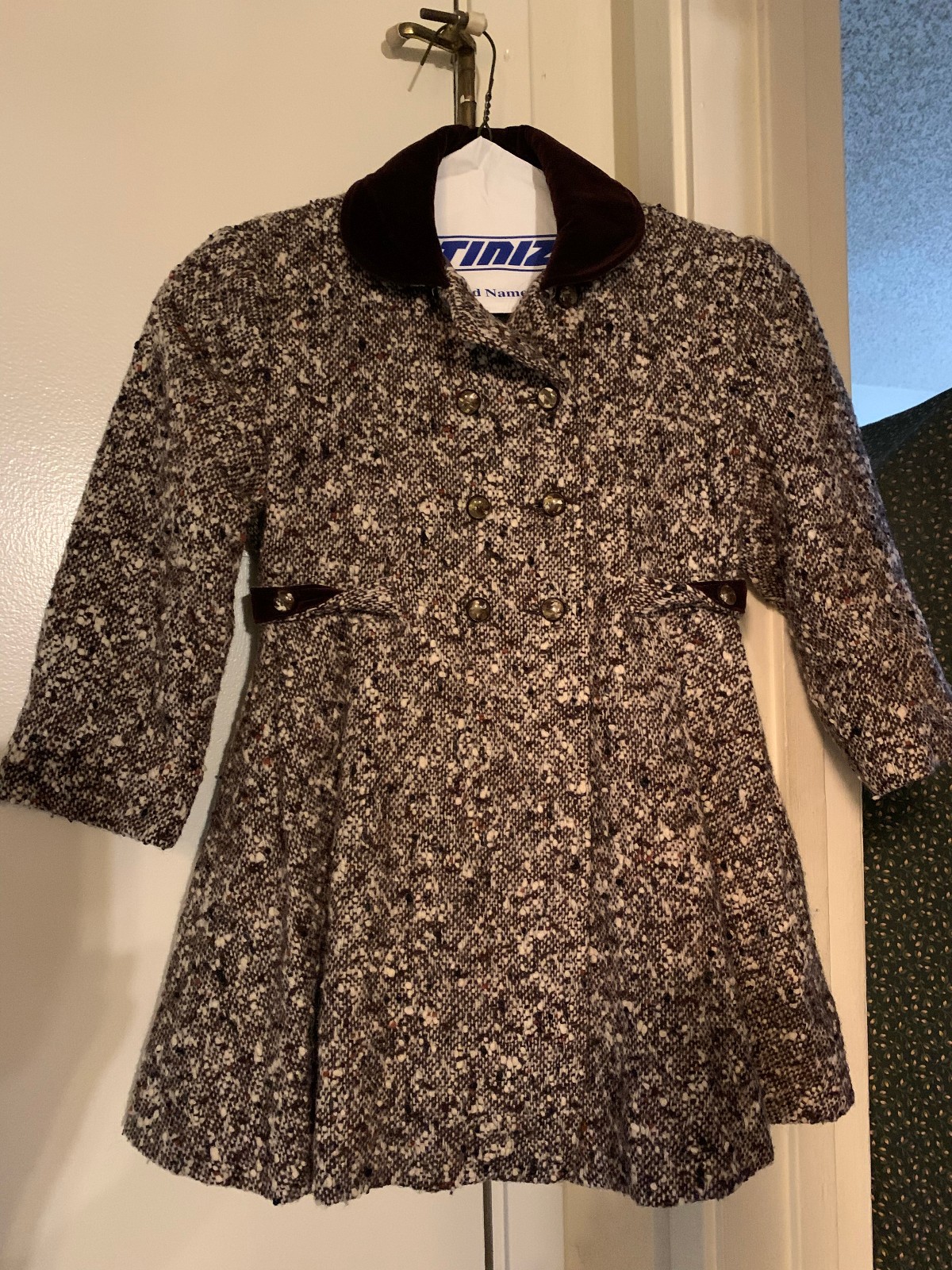 TODDLER SIZE 5 VINTAGE 1950’s COAT