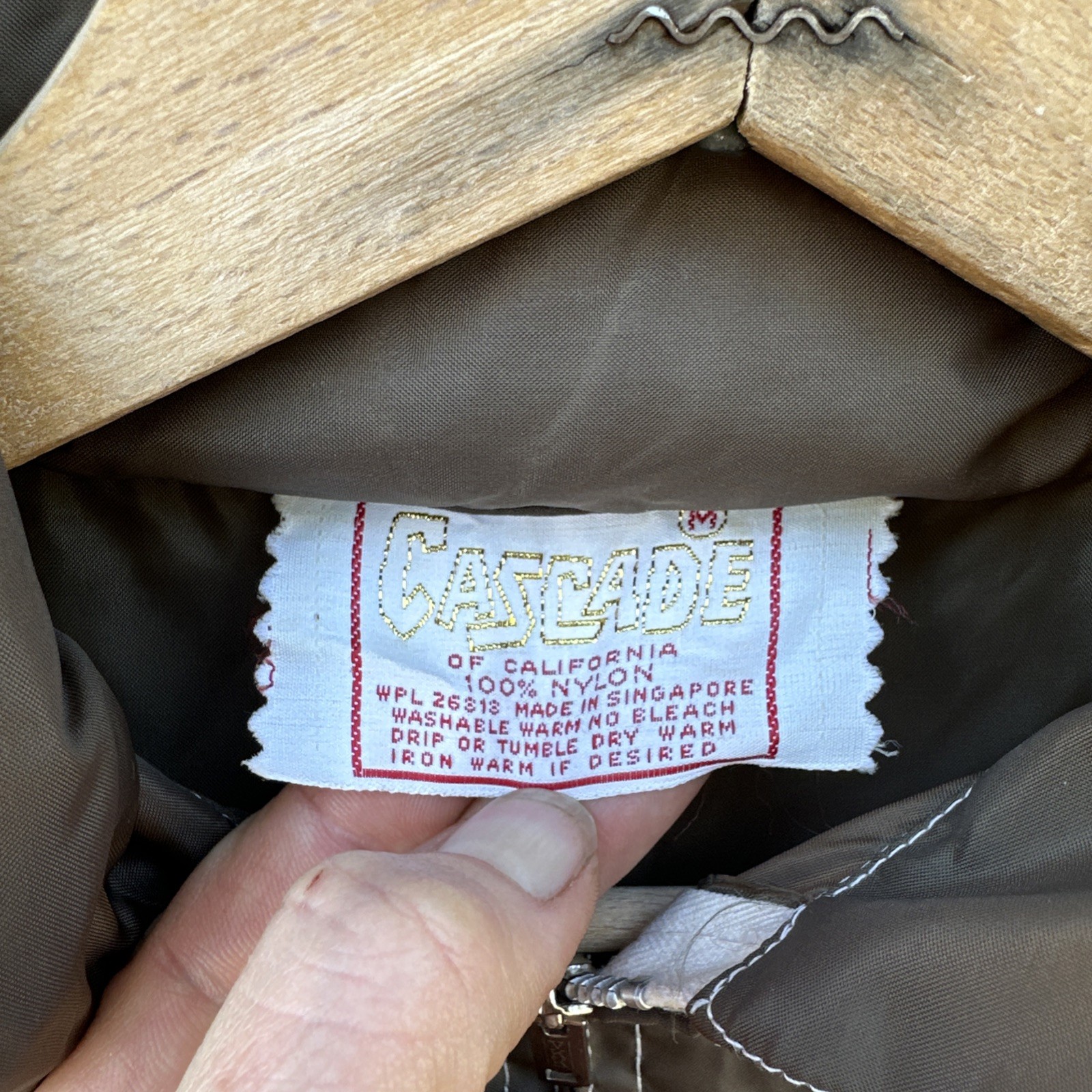 VTG 70s-80s Fishing Angler B.A.S.S. Tournament Patch Jacket Rogue Valley OR Med.