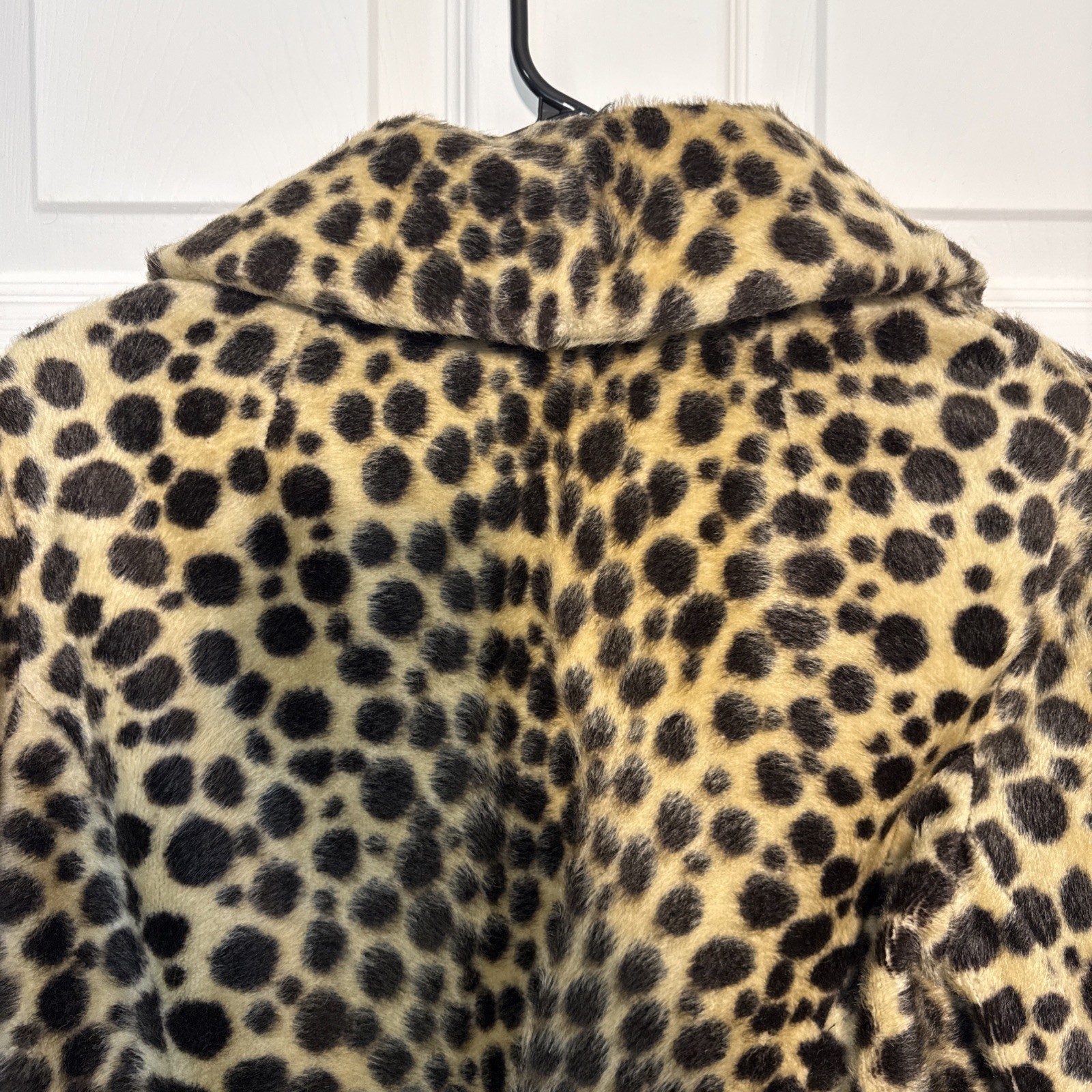 Vintage Faux Animal Print Coat Safari Sportowne La France Women’s M/L