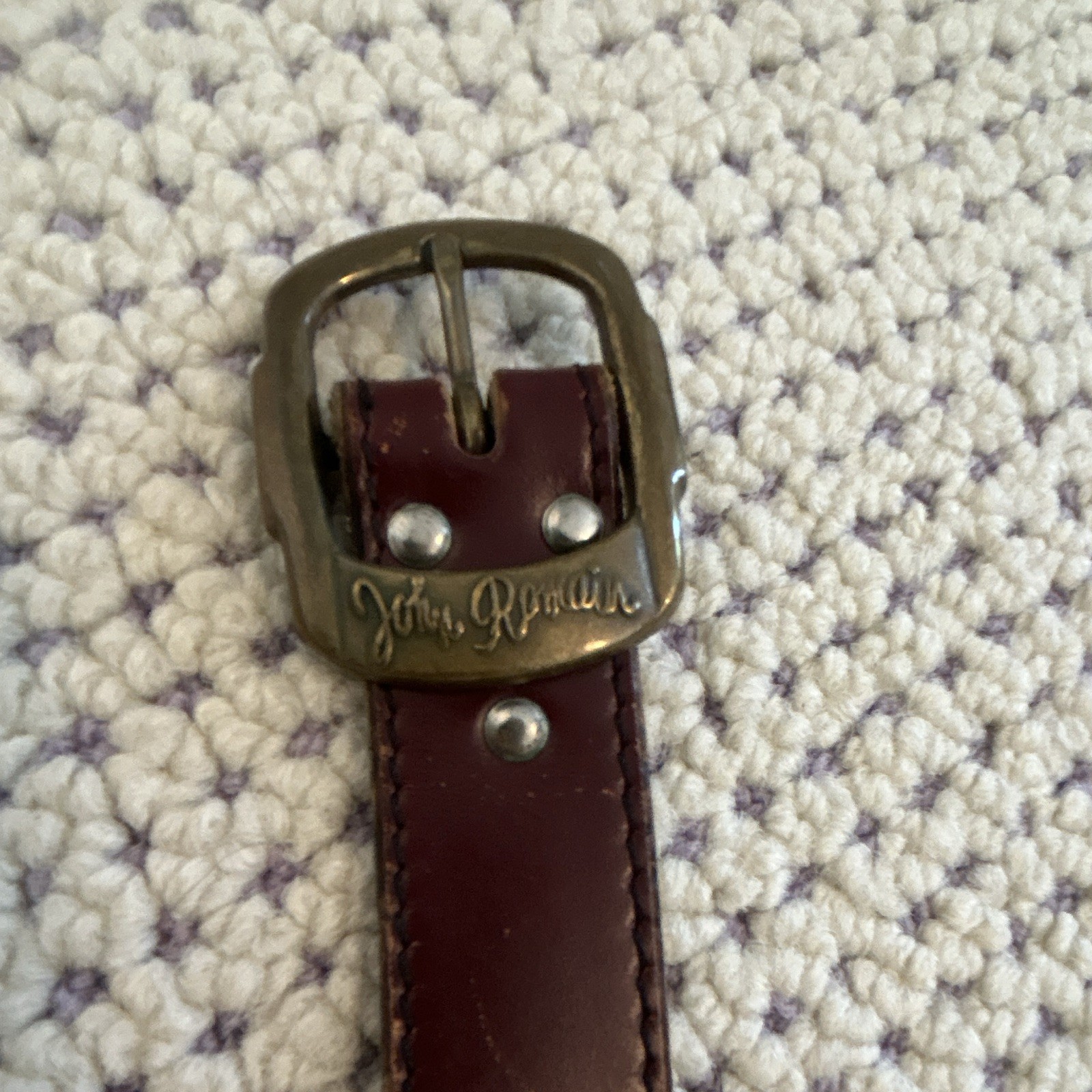 John Romain Brown Women’s Belt 33 In.
