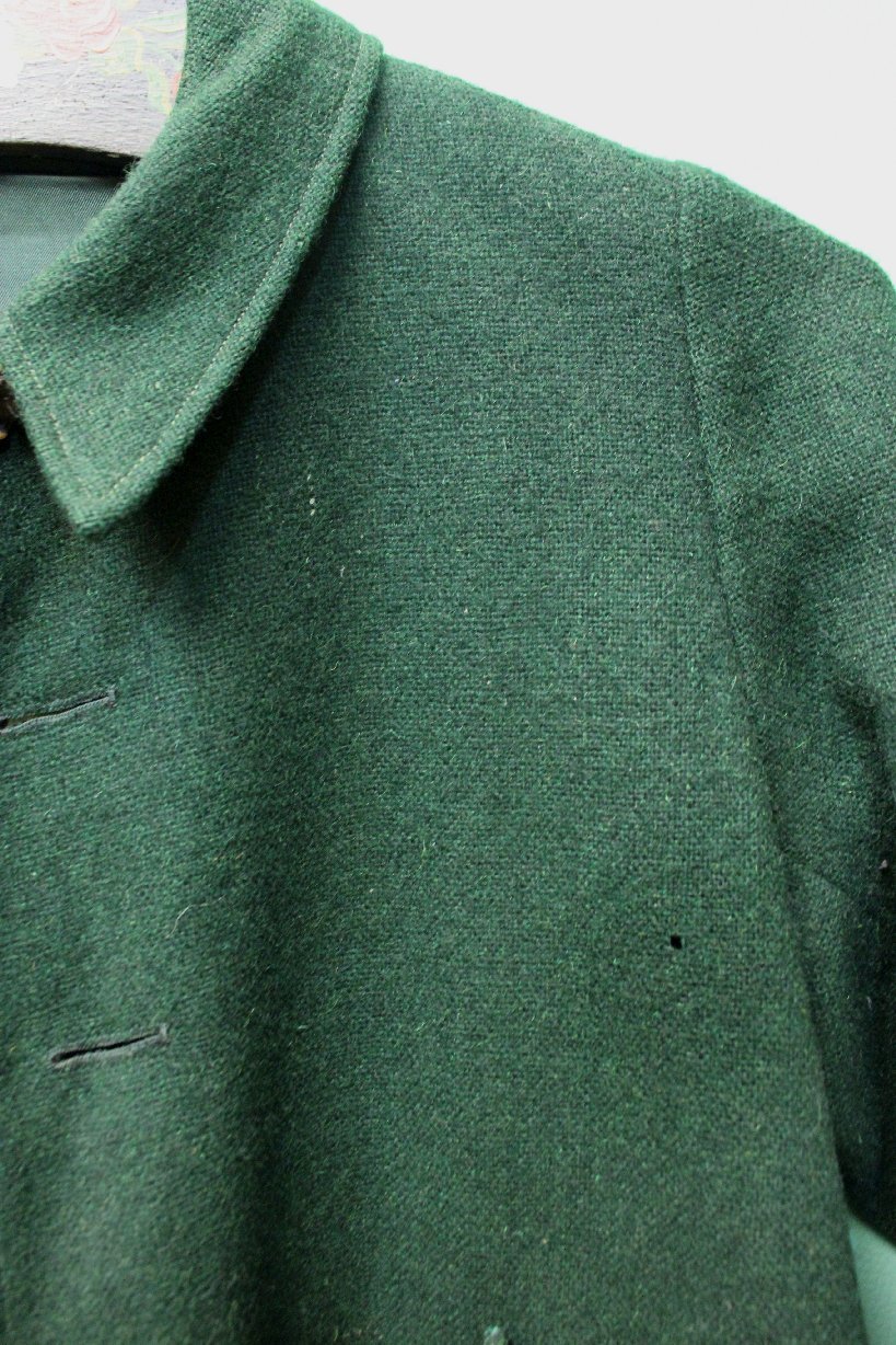 Ur-Alte Trachten Jacke grün Jungen ca 128 vintage Einzelstück Handarbeit Urig