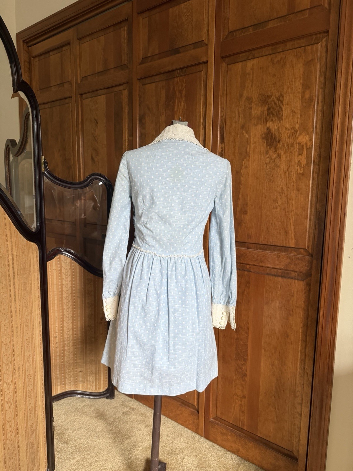 RARE Vintage 1960s Twiggy London Girl Dress & Original Hanger BUNDLE Mod 60s