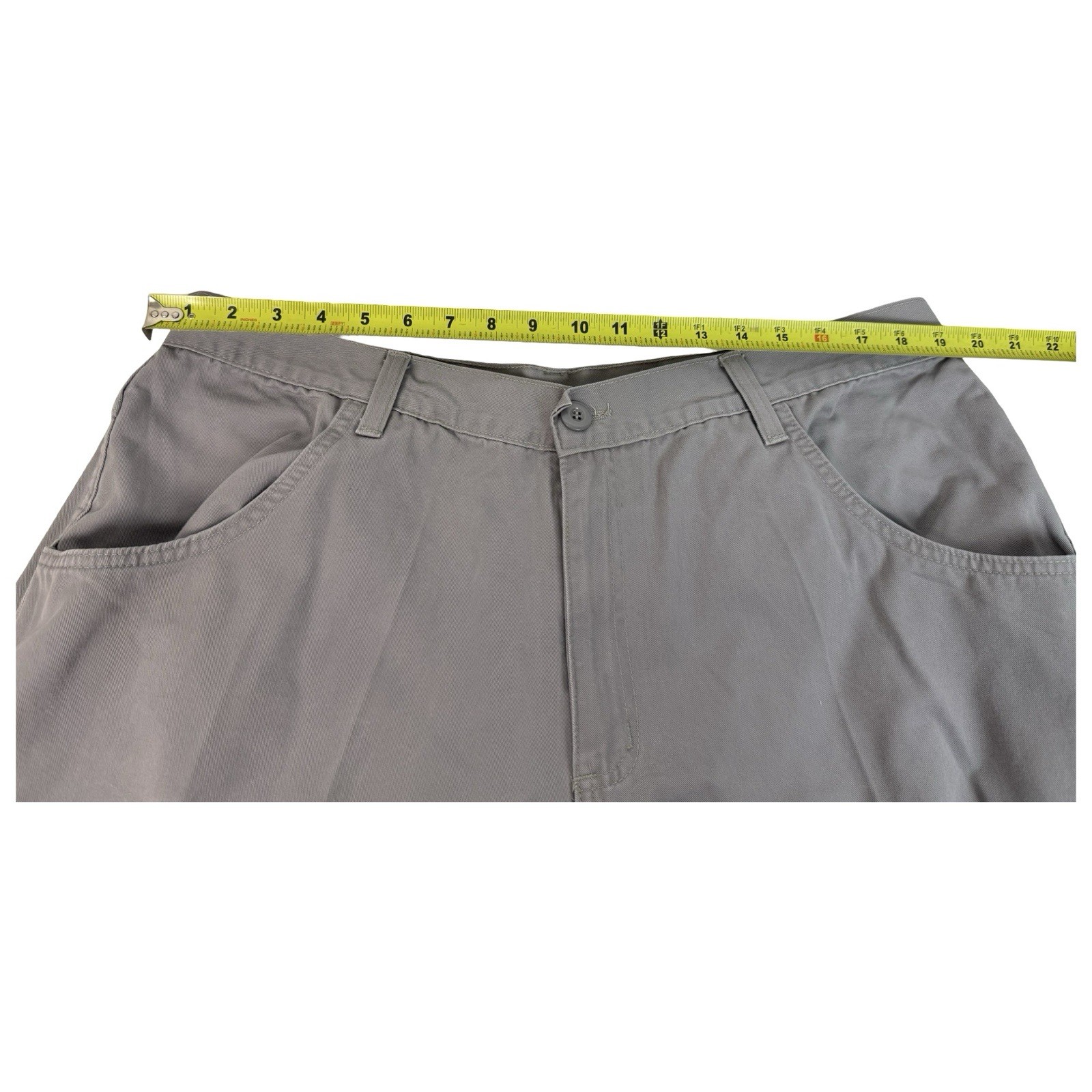 Vintage Interstate Baggy Wide Leg Cargo Pants JNCO Skate Y2K 44 Mens Gray