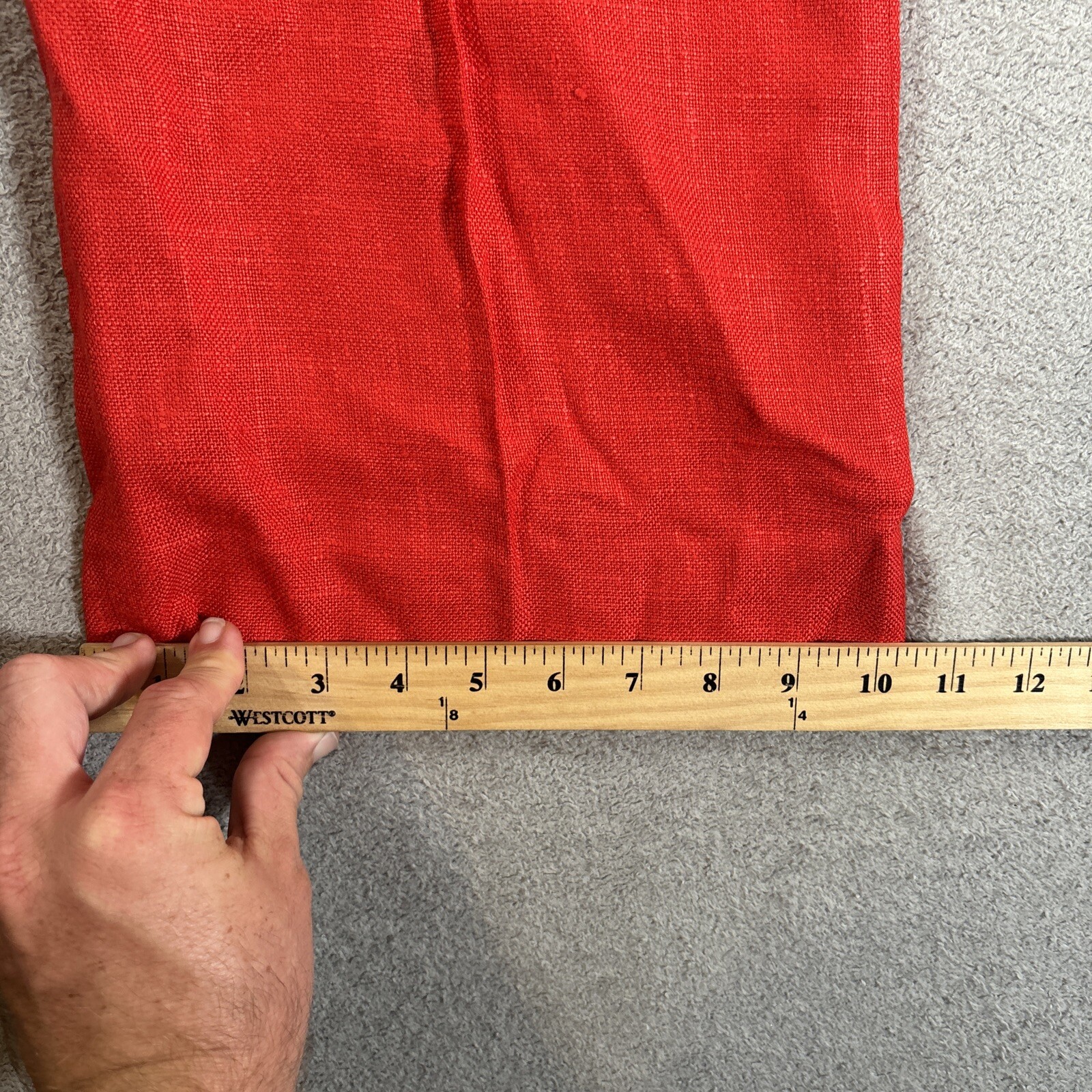 Vintage Lasserre Couture Sport Pants 70’s Red Viscose Wide Leg 28″ Waist