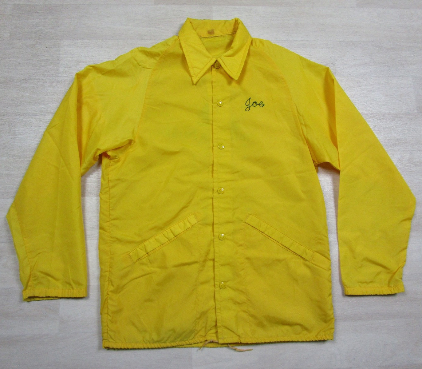 Vintage King Louie Windbreaker Jacket (S) Chainstitch Monogram Running Salt Fork