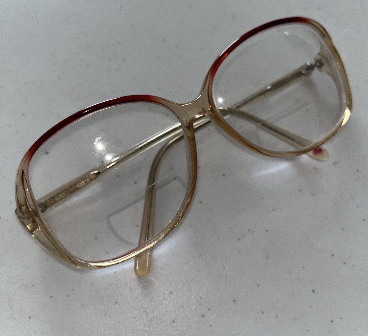 Modern Kitty Eyeglasses Frame Vintage Amethyst Retro